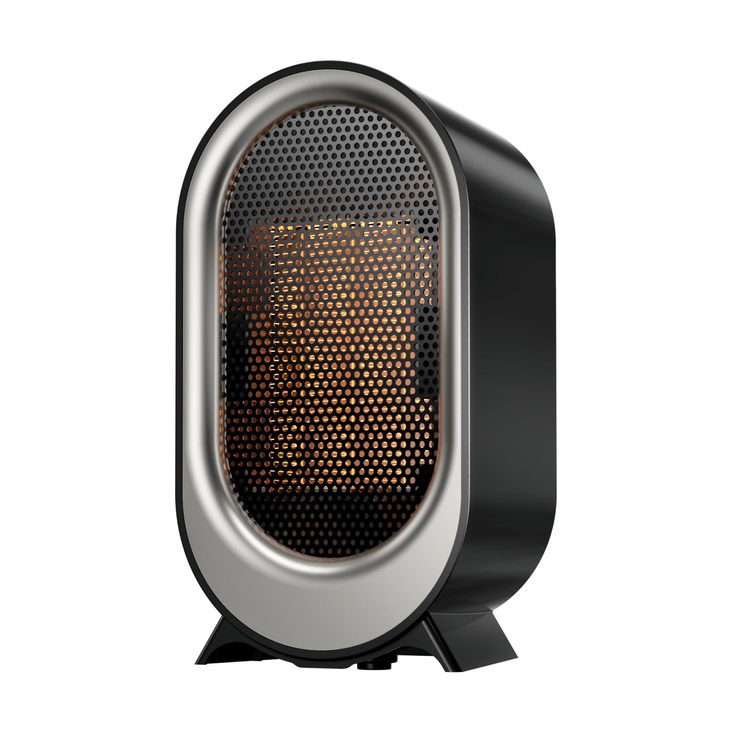 Small Space Heater for Indoor Use 850W PTC Ceramic Electric Portable Heater with Thermostat 2S Fast Heating Mini
