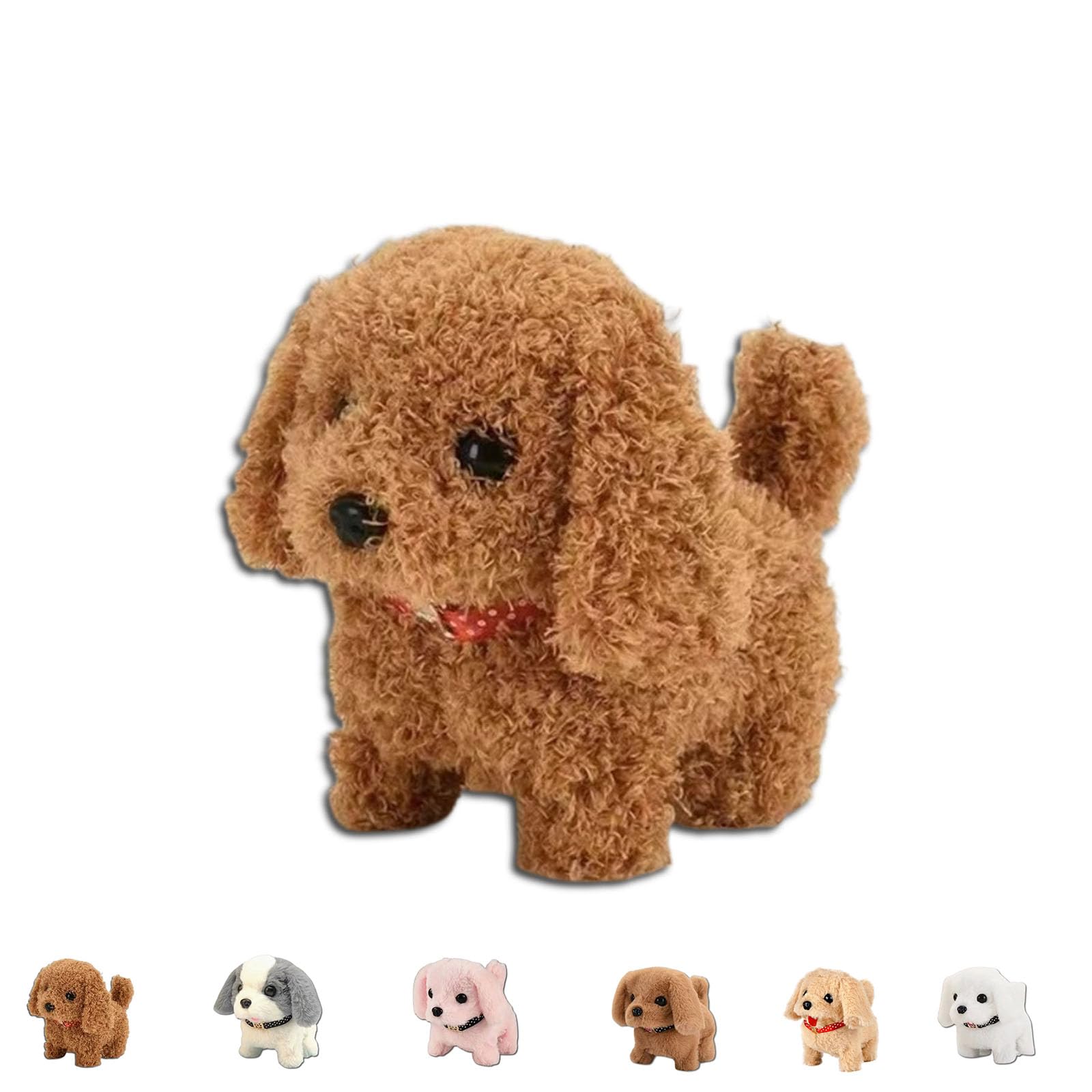 Jouet Intelligent Mouvement Chien Robot IA 2025 - Chiot Réaliste Qui Marche Et Aboie - Robot Interactif Avec Mouvement Queue - Cadeau High-tech Robot Chiot Réaliste