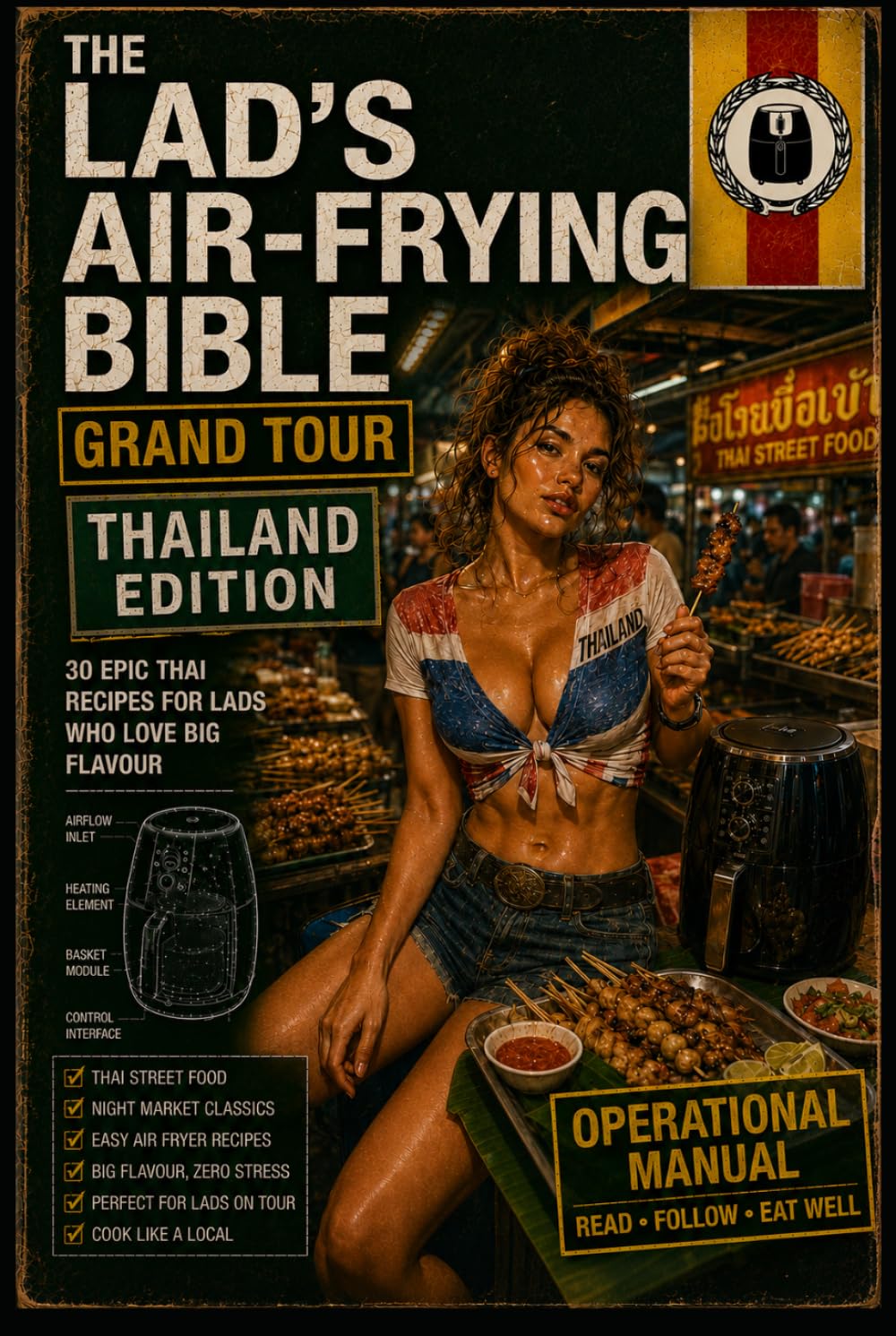 The Lad’s Air-Frying Bible: Grand Tour Thailand Edition: 30 Thai Street-Food Air Fryer Recipes for Lads Who Love Big Spice, Smoky Nights & Proper Flavour (The Lads Air Frying Bible Series)