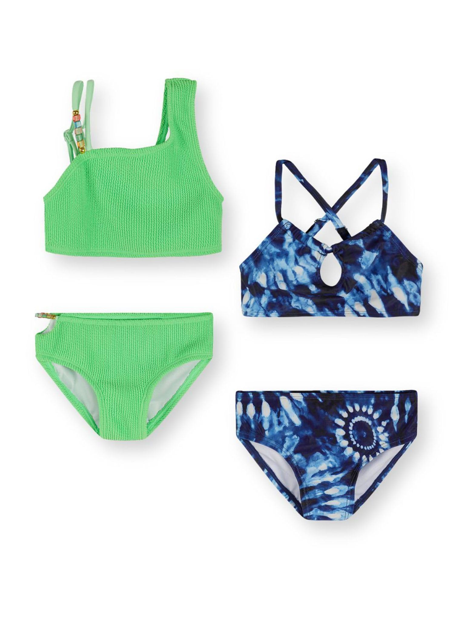Minoti Mädchen Bikini Set 2er-Pack Schnelltrocknend Kinder Bademode
