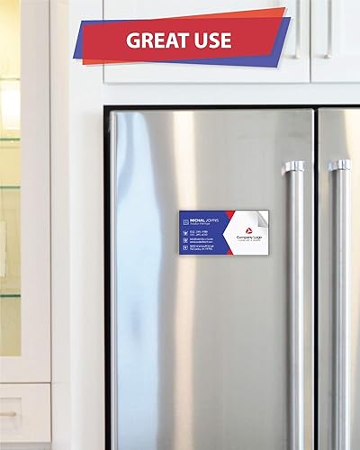 Miniatura 3 de 1,000 imanes magnéticos autoadhesivos para tarjetas de visita de 20 mil