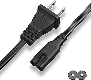 [UL Listed] 6Ft AC TV Power Cord Cable Compatible with Apple TV 1st, 2nd, 3rd, 4th, 5th Generation (4K)