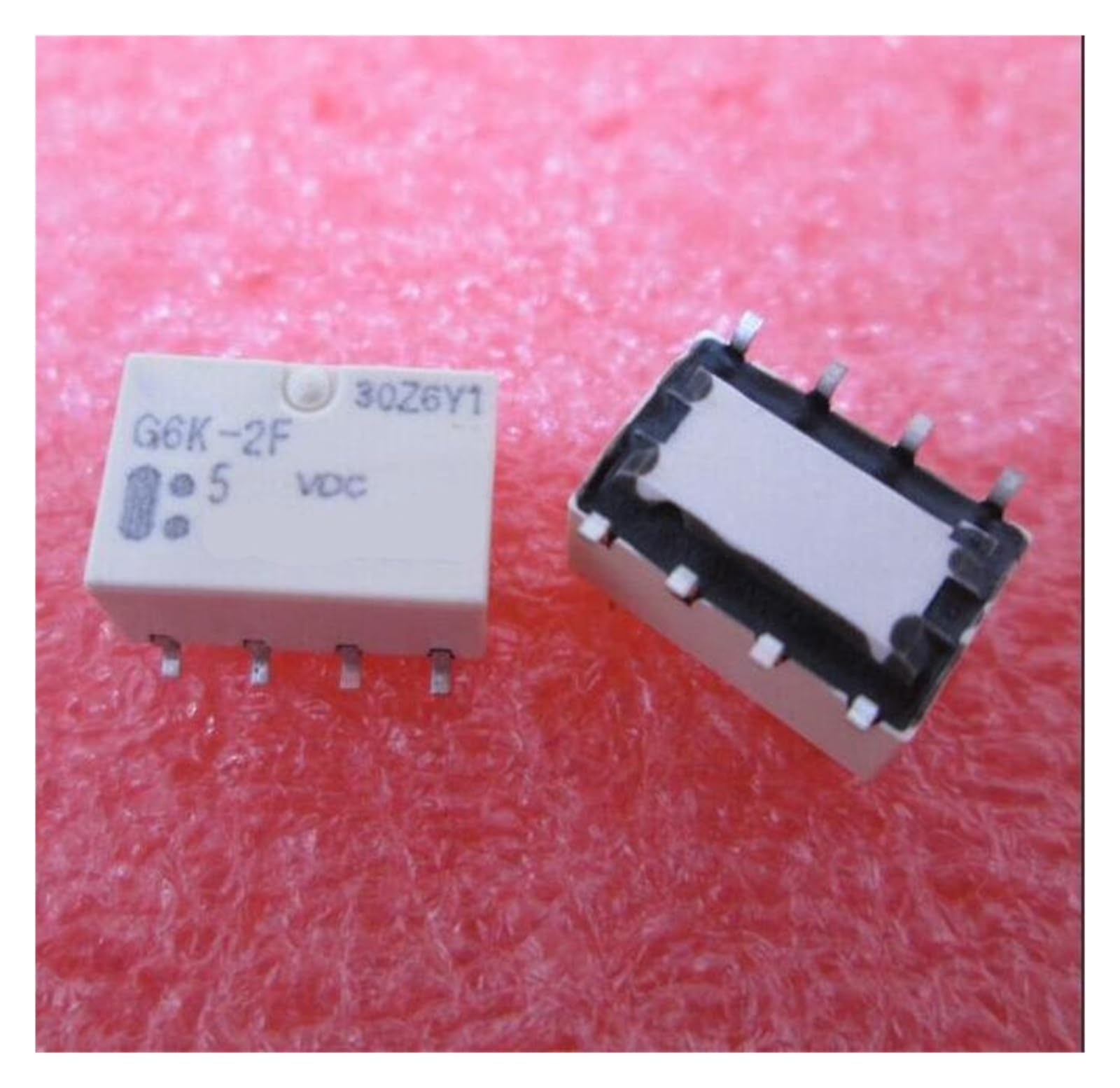 OSHZIKJII Relay G6K-2F-5VDC G6K-2F 5VDC G6K-2F-5 G6K2F 5VDC DC5V 5V SOP8(10pcs)