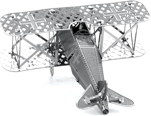 Miniatura 2 de Metal Earth Fokker D-VII Airplane 3D Kit de modelado de metal Fascinaciones
