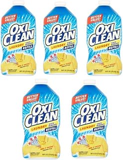 Oxiclean Laundry Stain Remover Spray Refill, 56 Fluid Ounce by OxiClean (5 Pack)