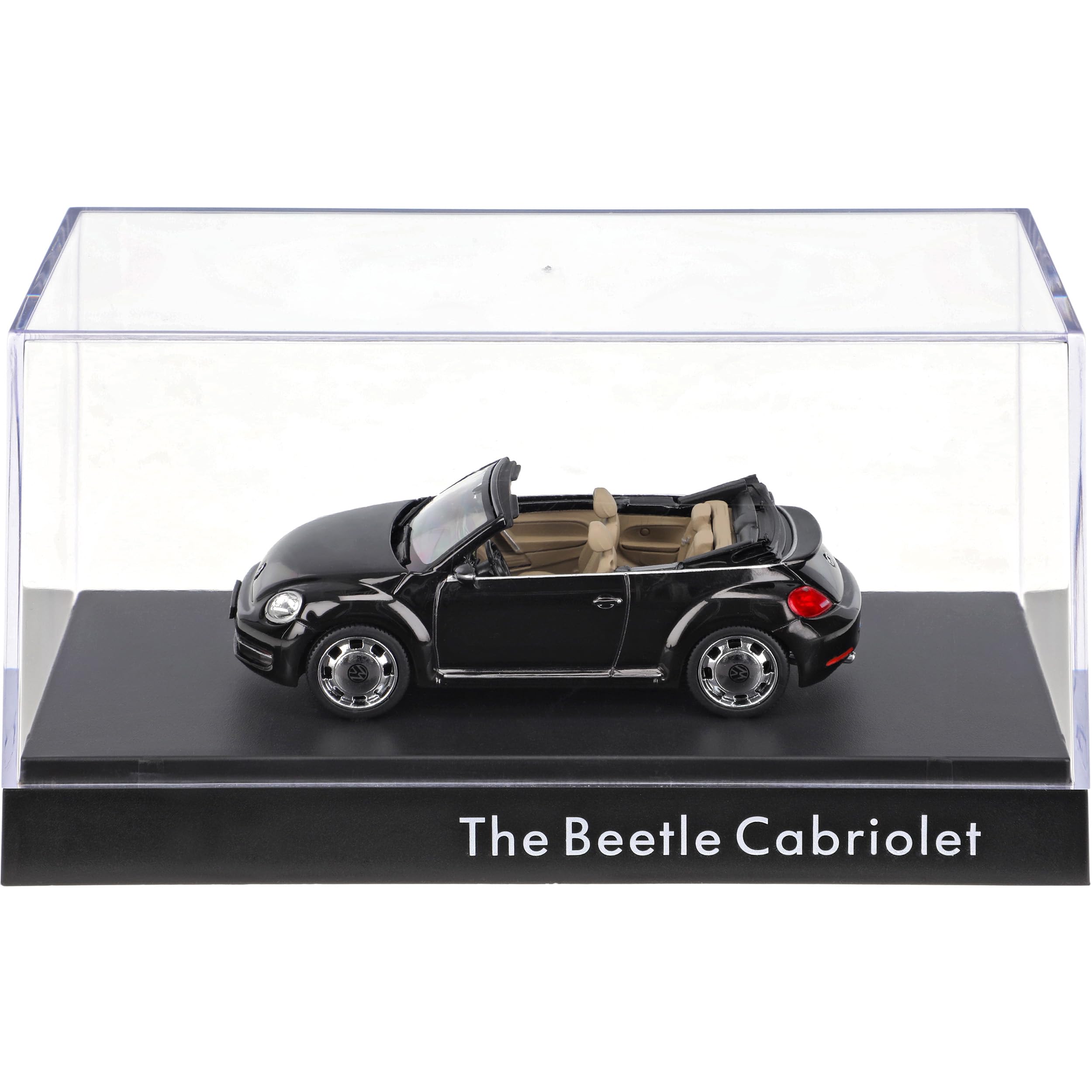 Schuco Volkwagen New Beetle II 2 Schwarz Cabrio Ab 2012 9C 1/43 Modell Auto mit individiuellem Wunschkennzeichen