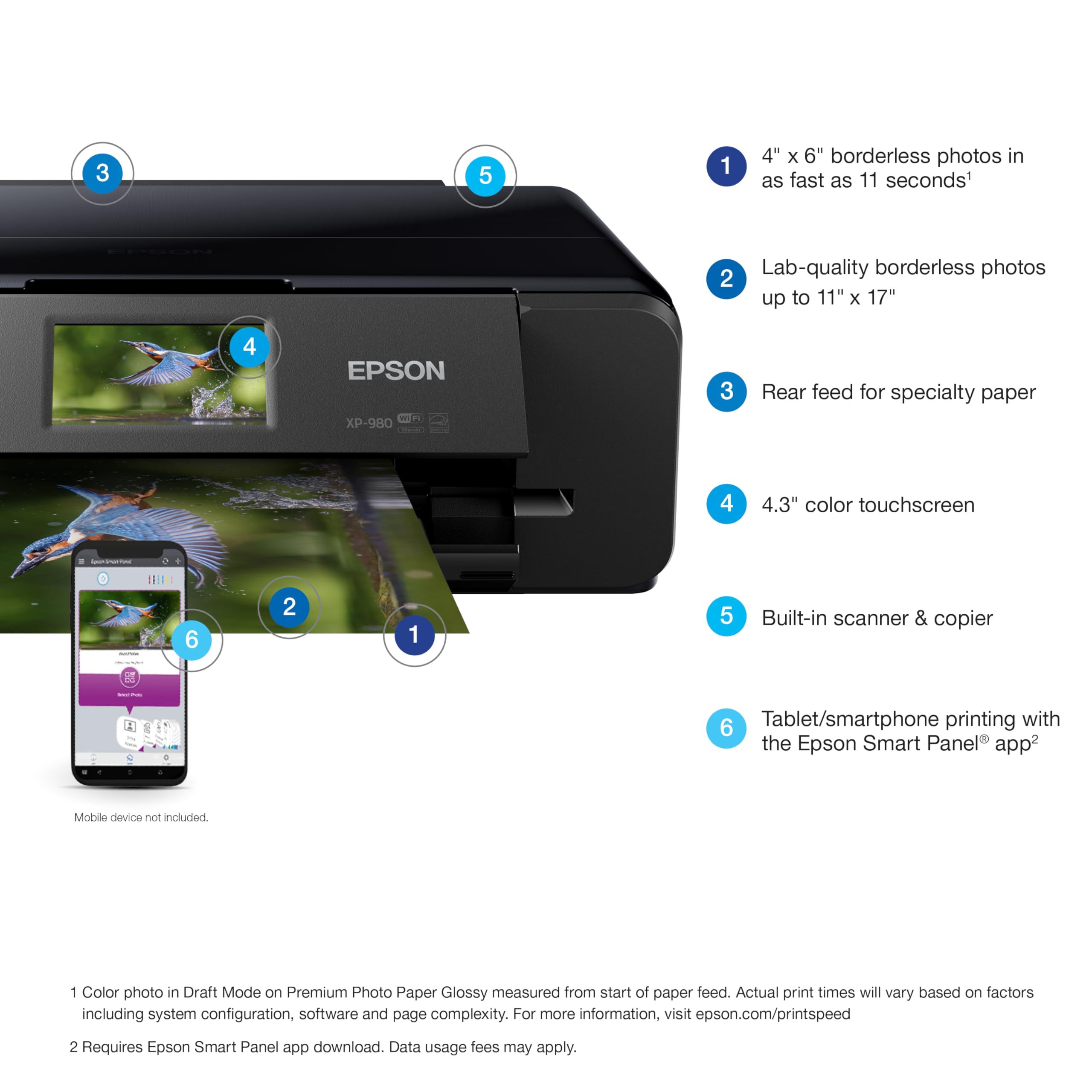Amazon.com: Epson Expression Photo XP-980 Wireless Wide-Format