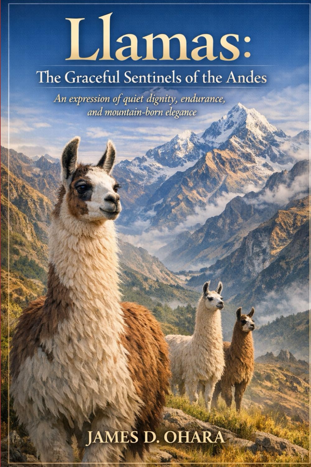 Llamas: The Graceful Sentinels of the Andes: An expression of quiet dignity, endurance, and mountain-born elegance