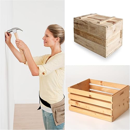 Miniatura 7 de Kit surtido de 820 piezas de uñas, uñas pequeñas para colgar imágenes, uñas de hardware de acabado, 8 tamaños de uñas de pared surtidas de oroplata