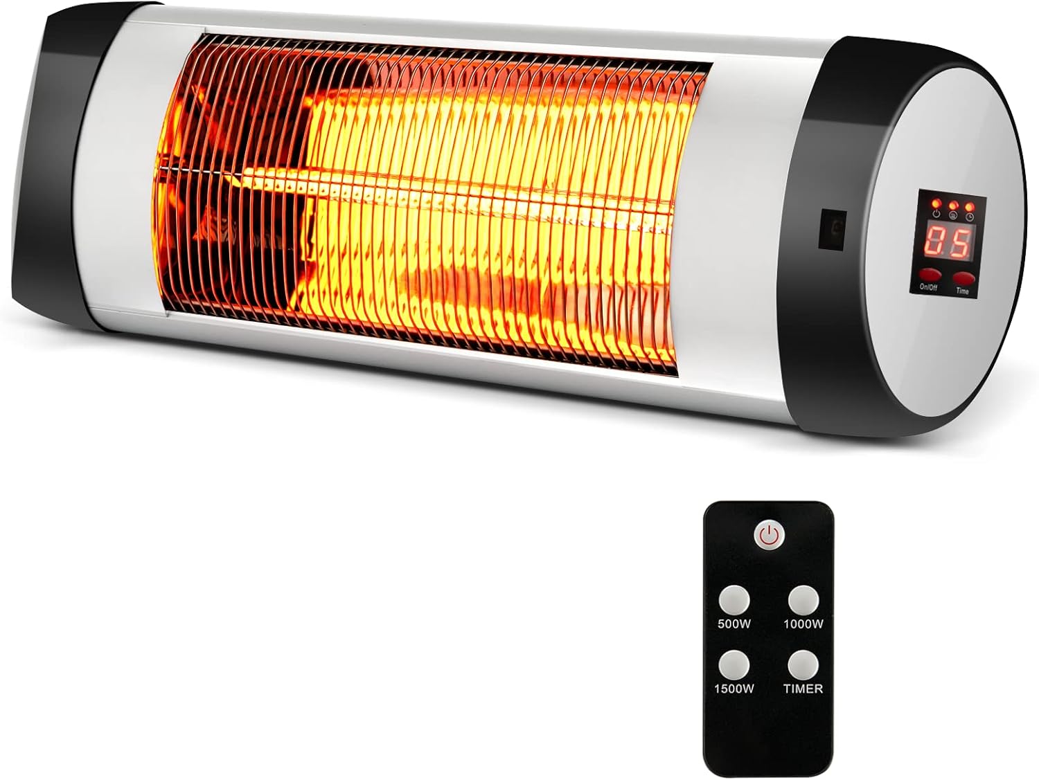 Tangkula 1500W WallMounted Patio Heater, Outdoor Infrared