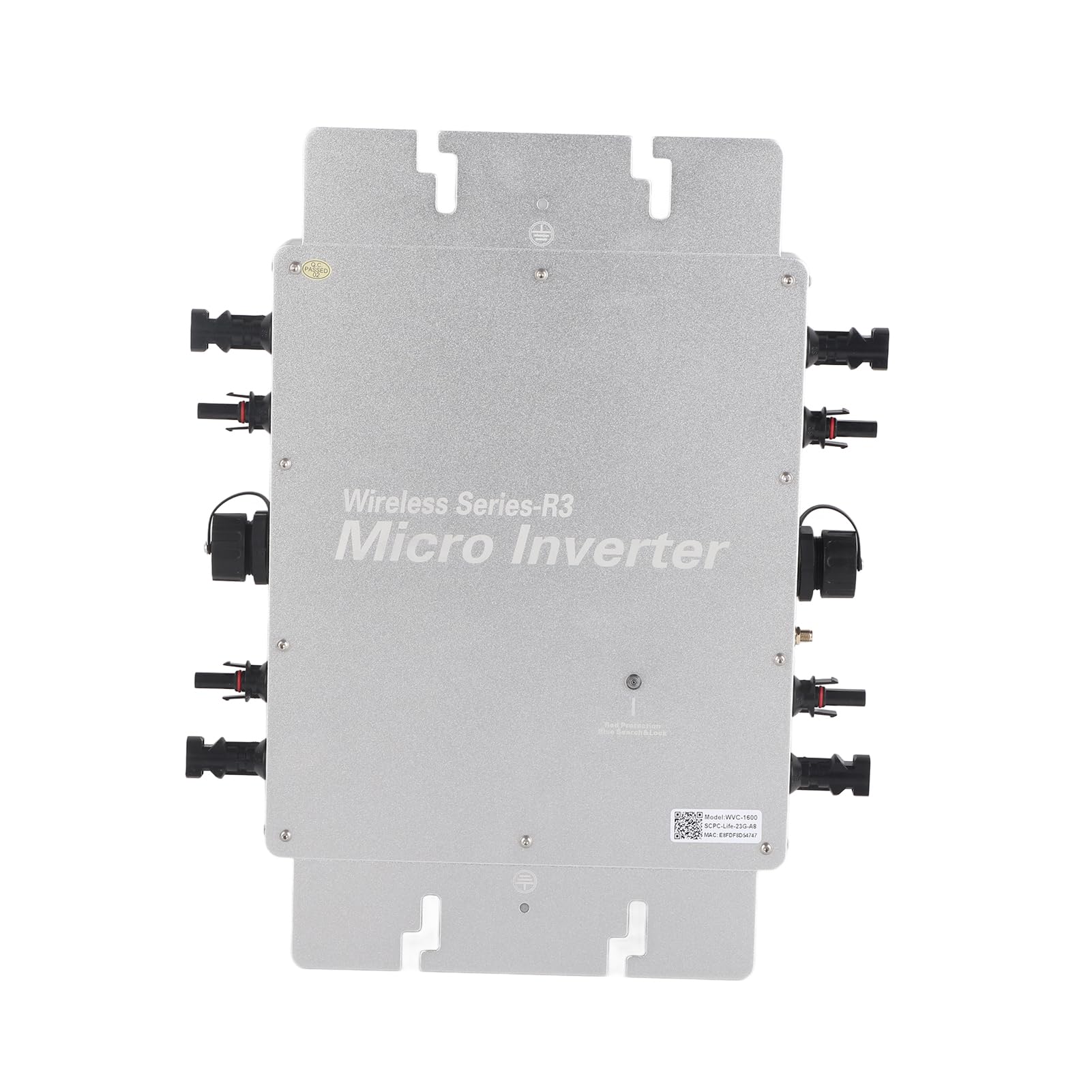 Aluminiowy Mikroinwerter Stabilny Sprzęt do Wytwarzania Energii z Sieci Słonecznej 1600 W 120/230 V na Zewnątrz