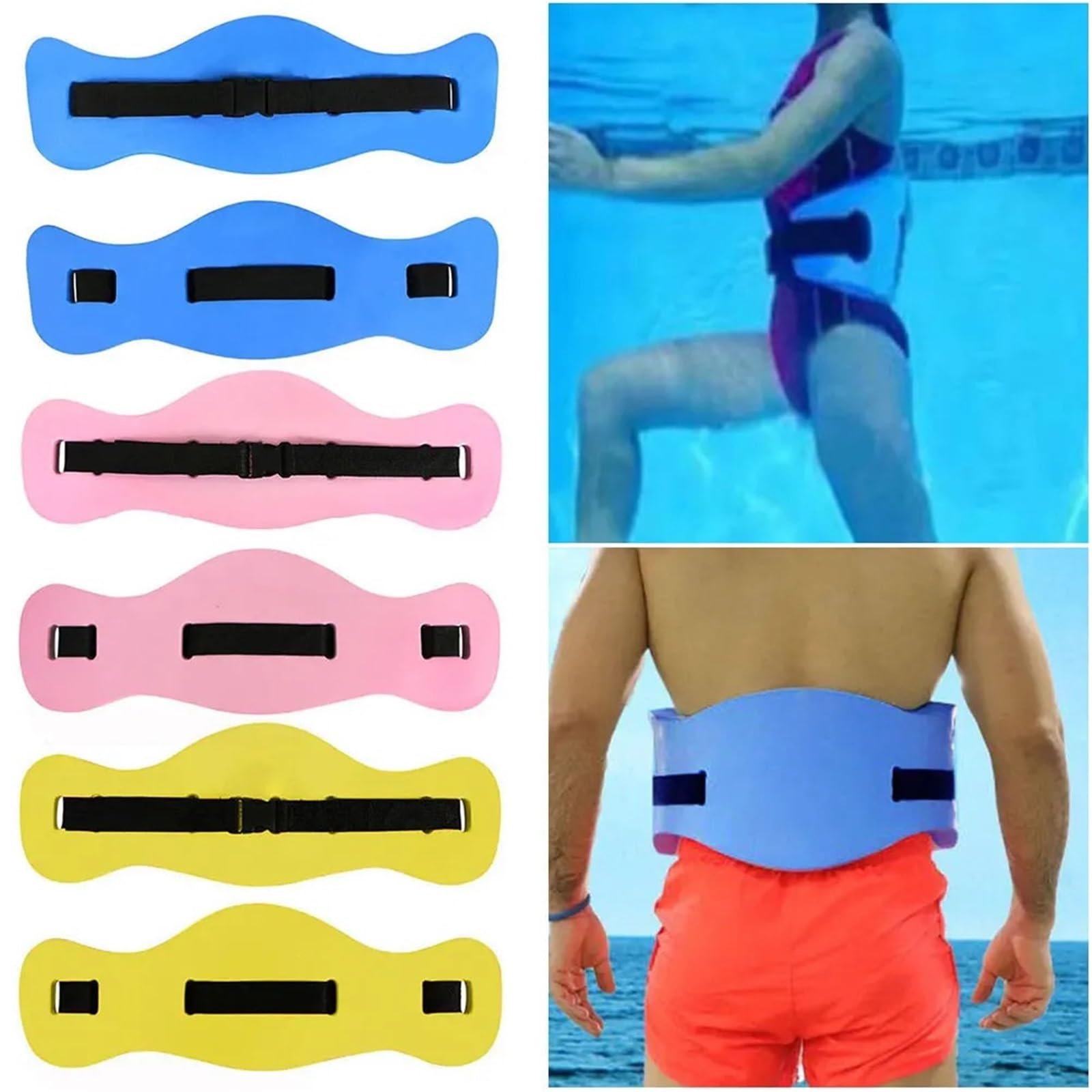 Schwimmgürtel Schwimmgürtel aus Eva, Verstellbarer, Schwimmbrett-Auftriebsgürtel for das Schwimmtraining im Pool