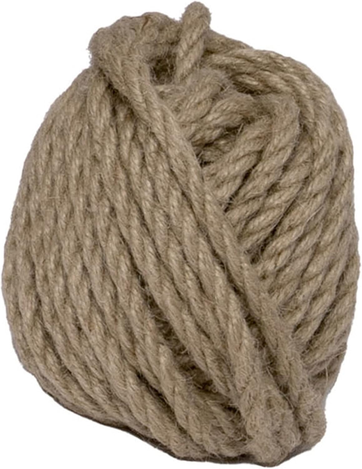 Furhaven 164-Feet Rope Tiger Tough Natural Sisal Twine Cat Scratching Post Replacement Roll - Sisal, 164-Feet
