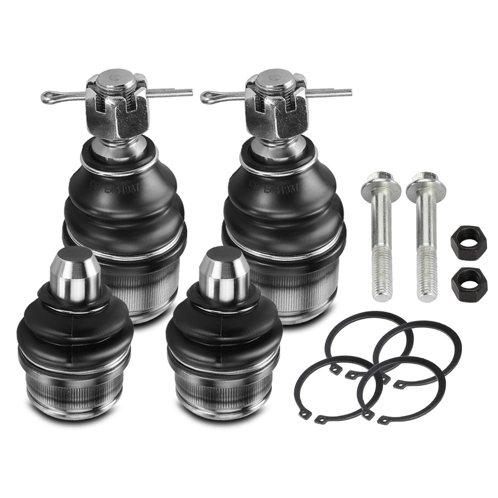 A-Premium Set of 4, Front Upper & Lower Ball Joints Kit, Compatible with Ford E-150, E-250 (Econoline), E-350 Econoline (Club Wagon), E-350 Super Duty, E-450 Econoline Super Duty, E-450 Super Duty