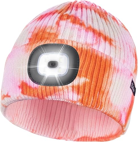 Miniatura 11 de Etsfmoa Gorro unisex con la luz, regalos para hombres, papá, padre, gorras recargables por USB