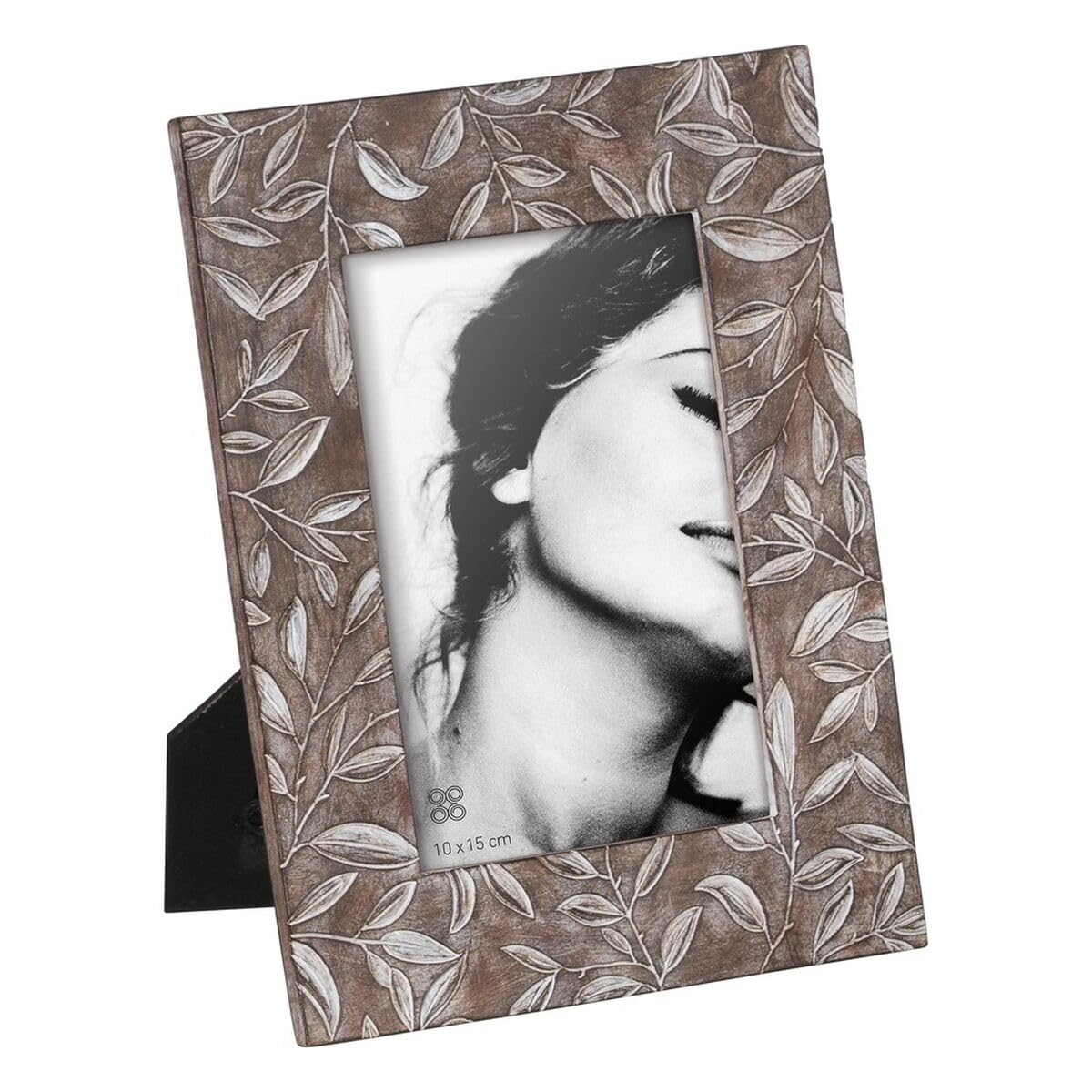BigBuy Home Beige Polyresin Photo Frame 16 x 1.5 x 21 cm