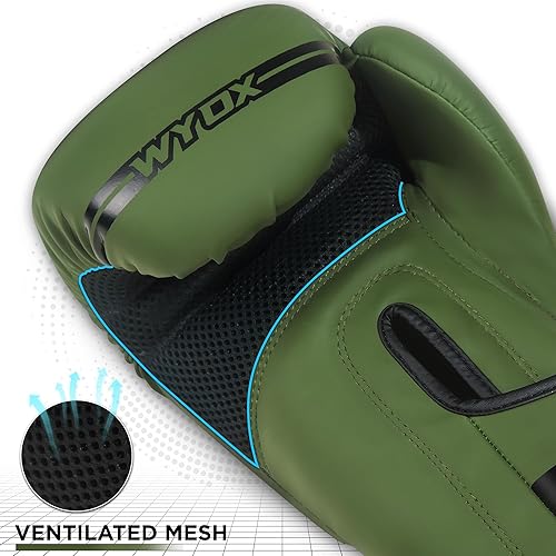 Miniatura 6 de Wyox Guantes de boxeo para hombres y mujeres Guantes de entrenamiento profesional, combate y bolsa pesada para boxeo, kickboxing, Muay Thai, MMA