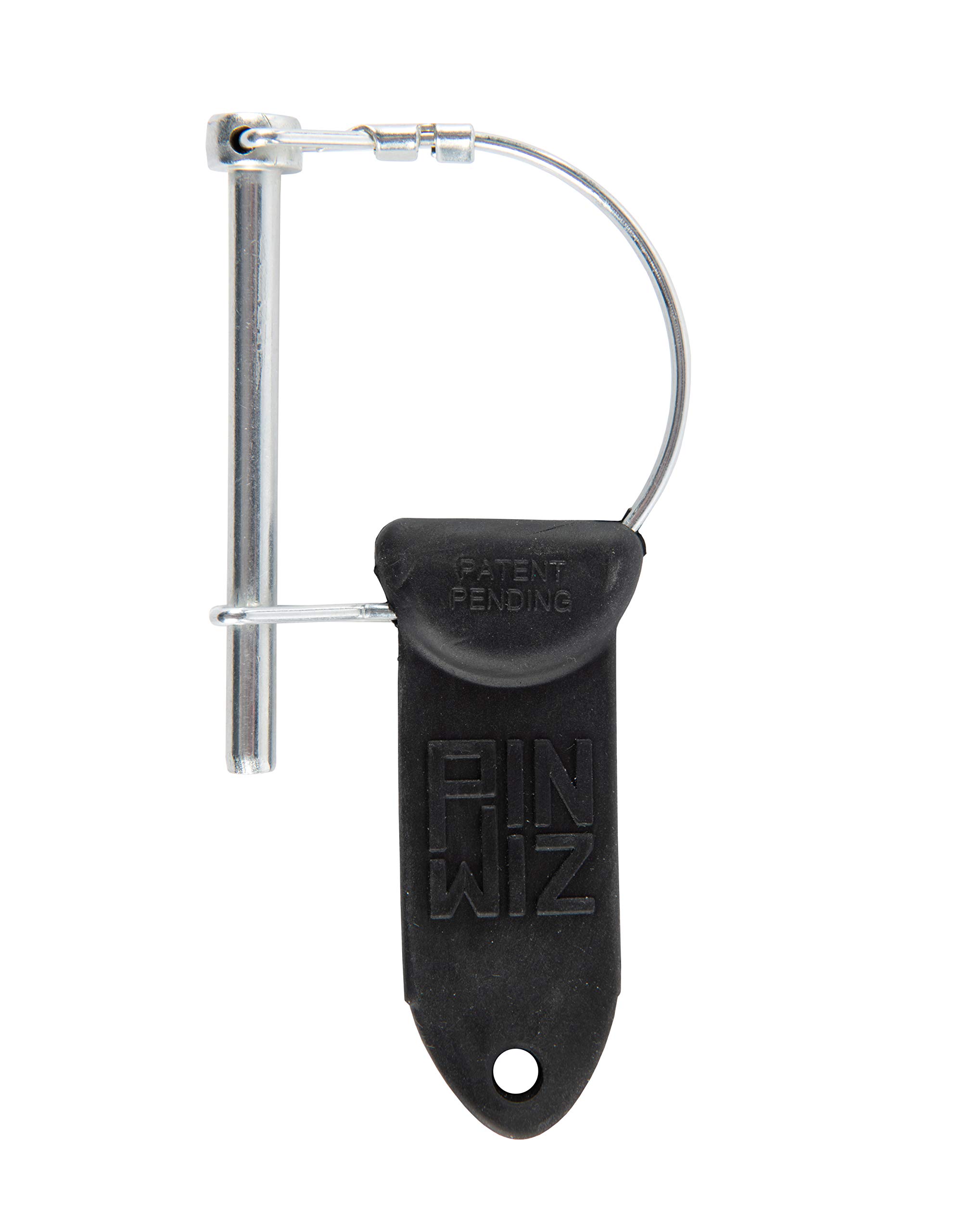 Pin Wiz Trailer Hitch Pins and Clips, Heavy-Duty Trailer Hitch Clips, Hitch Pins, Linchpin, D Pin, Square Pin & Locking Pin with Rubber Grip to Save Your Knuckles, 3” D Pin, 5/16” Diameter