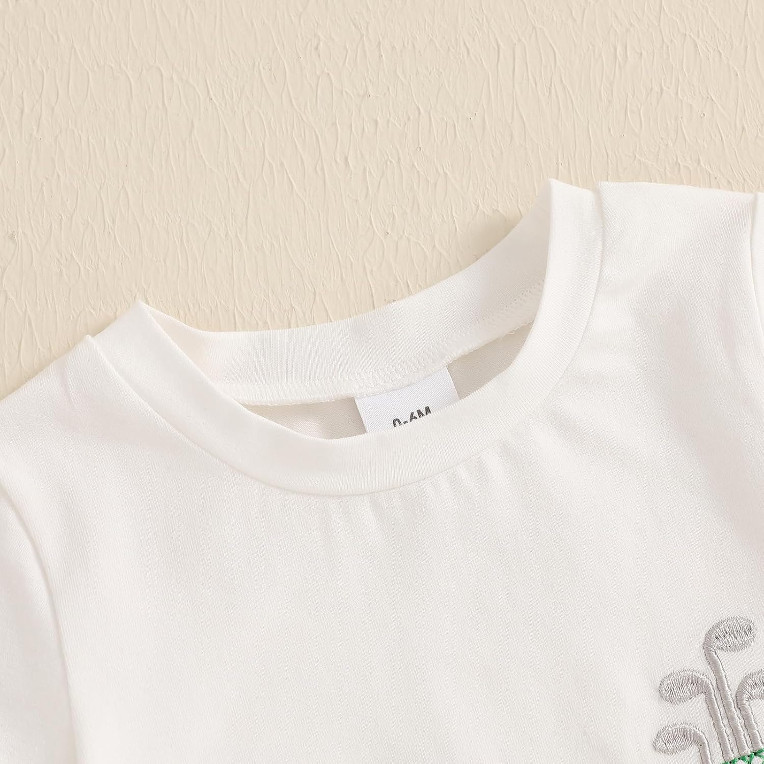 fhutpw Toddler Baby Girls Summer Clothes Smocked Short Sleeve T-Shirt Tops Ruffled Plaid Short Sets Cute Outfits 2Pcs - Image 5