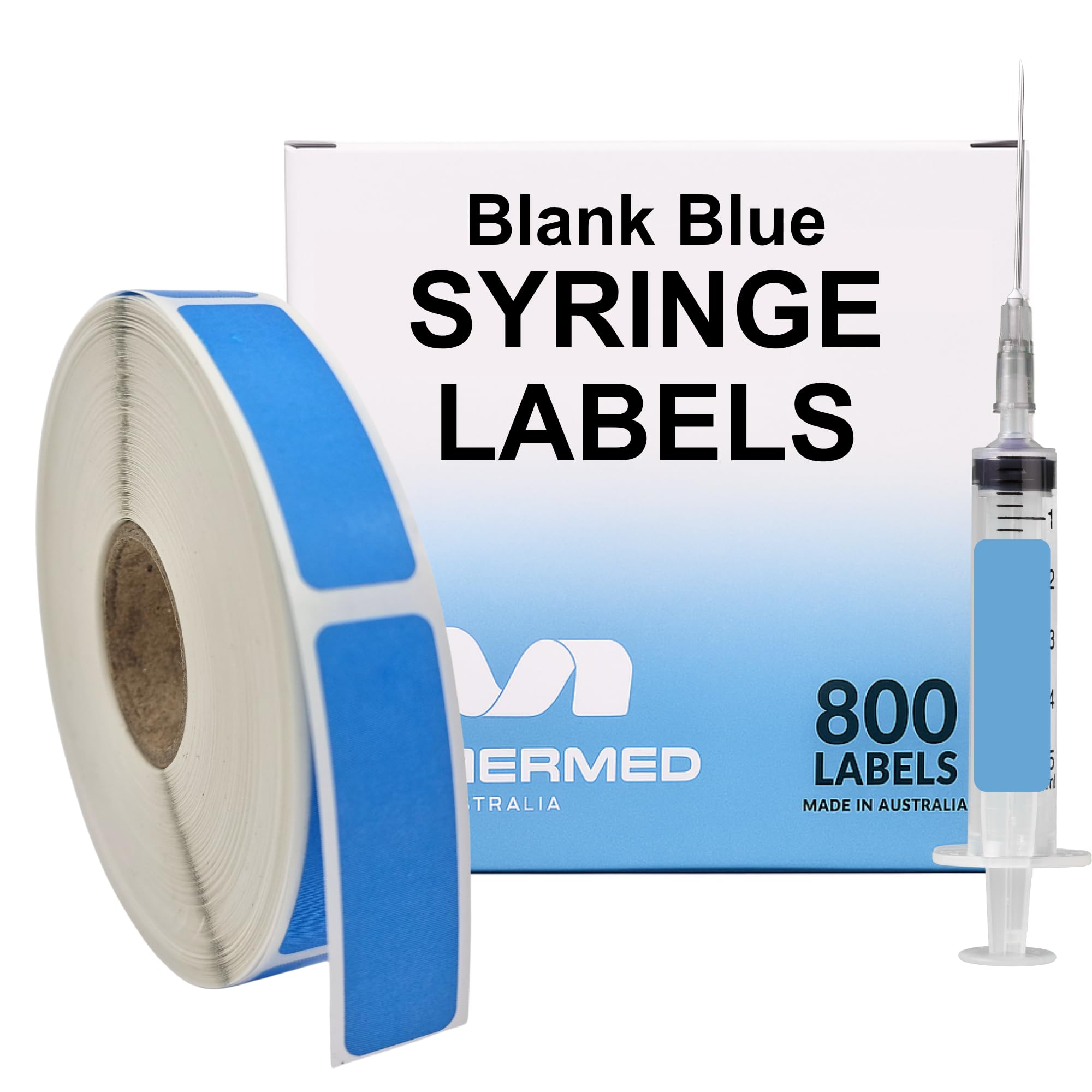 Blank White Medical Syringe Labels, 12mm x 40mm (0.5" x 1.5") 800/Roll – Write-On, Latex-Free Adhesive, Easy-Dispense Box — Amazon image 7