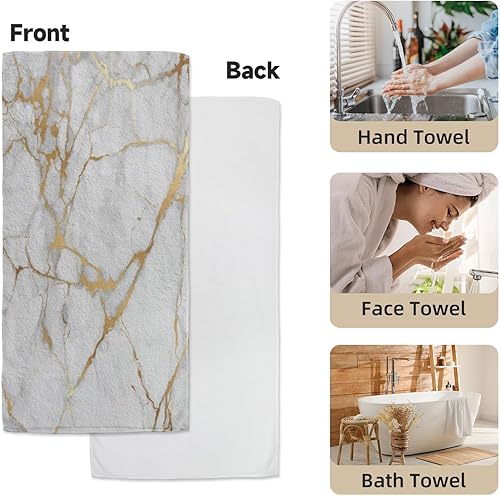 Vista 22 de Juego de 2 toallas de mano de baño, toallas de mano de girasol, toalla de cara floral amarilla, toallas decorativas suaves y absorbentes para baño