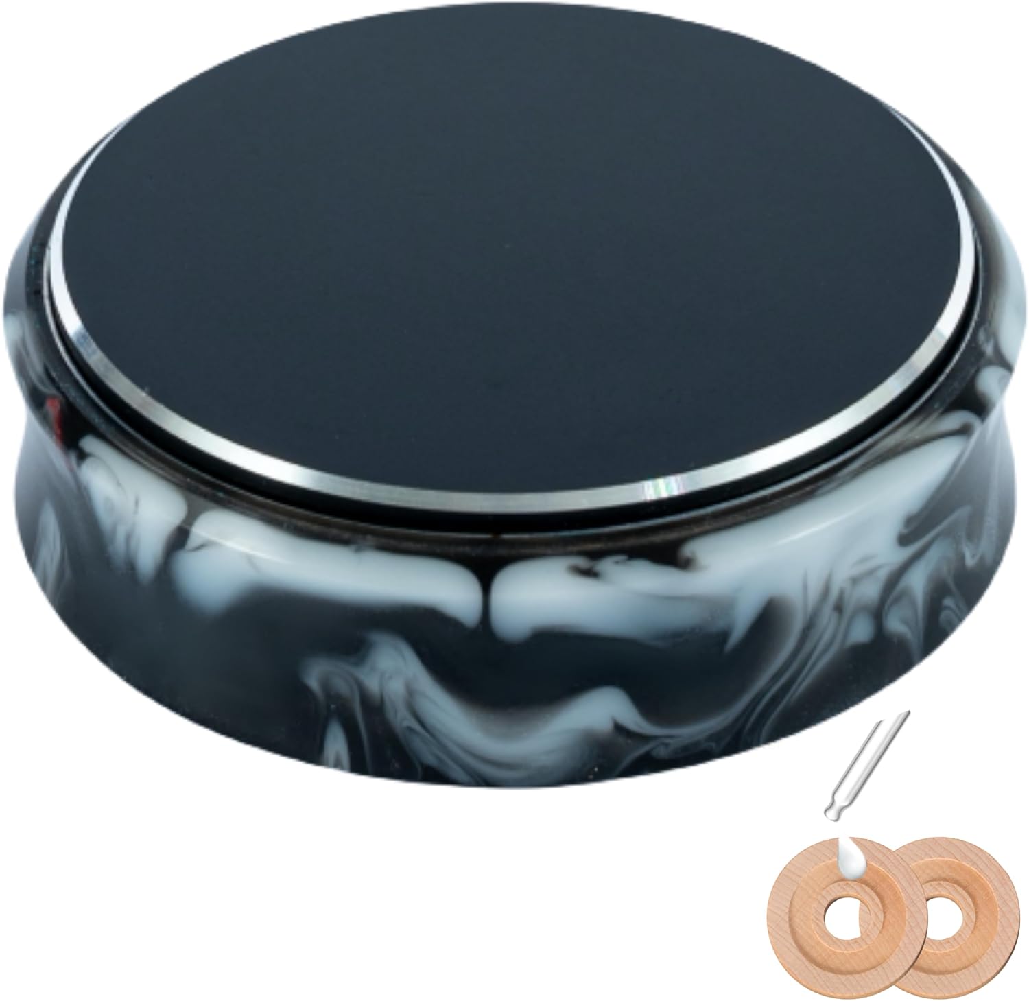 Car Diffuser,Car Air Freshener Diffuser with Aromatherapy Tablet, Car Aromatherapy Diffuser for Essential Oils,Car Odor Eliminator,Long Lasting Fragrance for Auto and Home