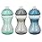 Nuby Clik-It Soft Spout No-Spill Easy Grip Sippy Cup - (3-Pack) 10 Oz - 6+ Months - Neutral