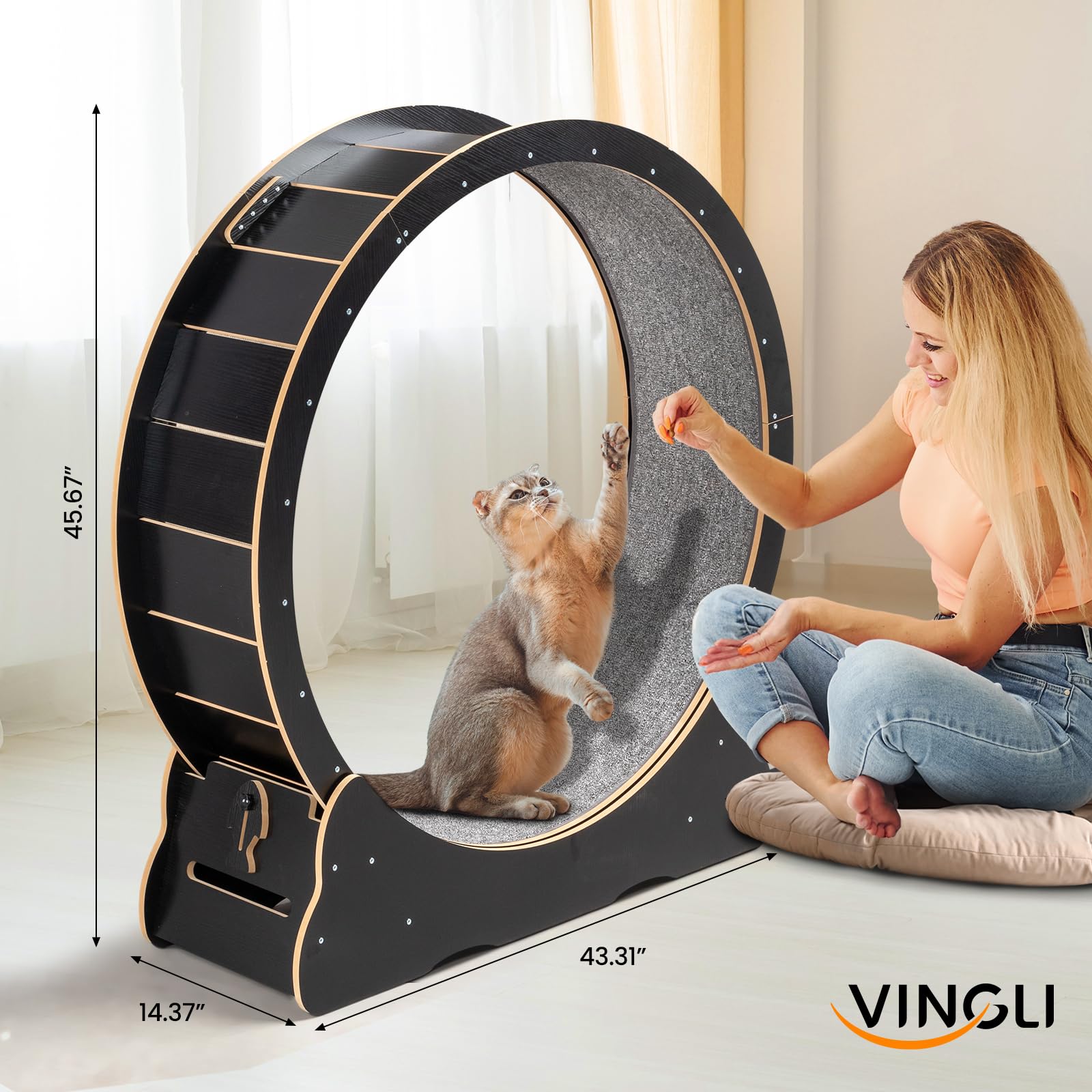 Roue Pour Chat Cat Exercise Inch Large Cat Wheel Cat