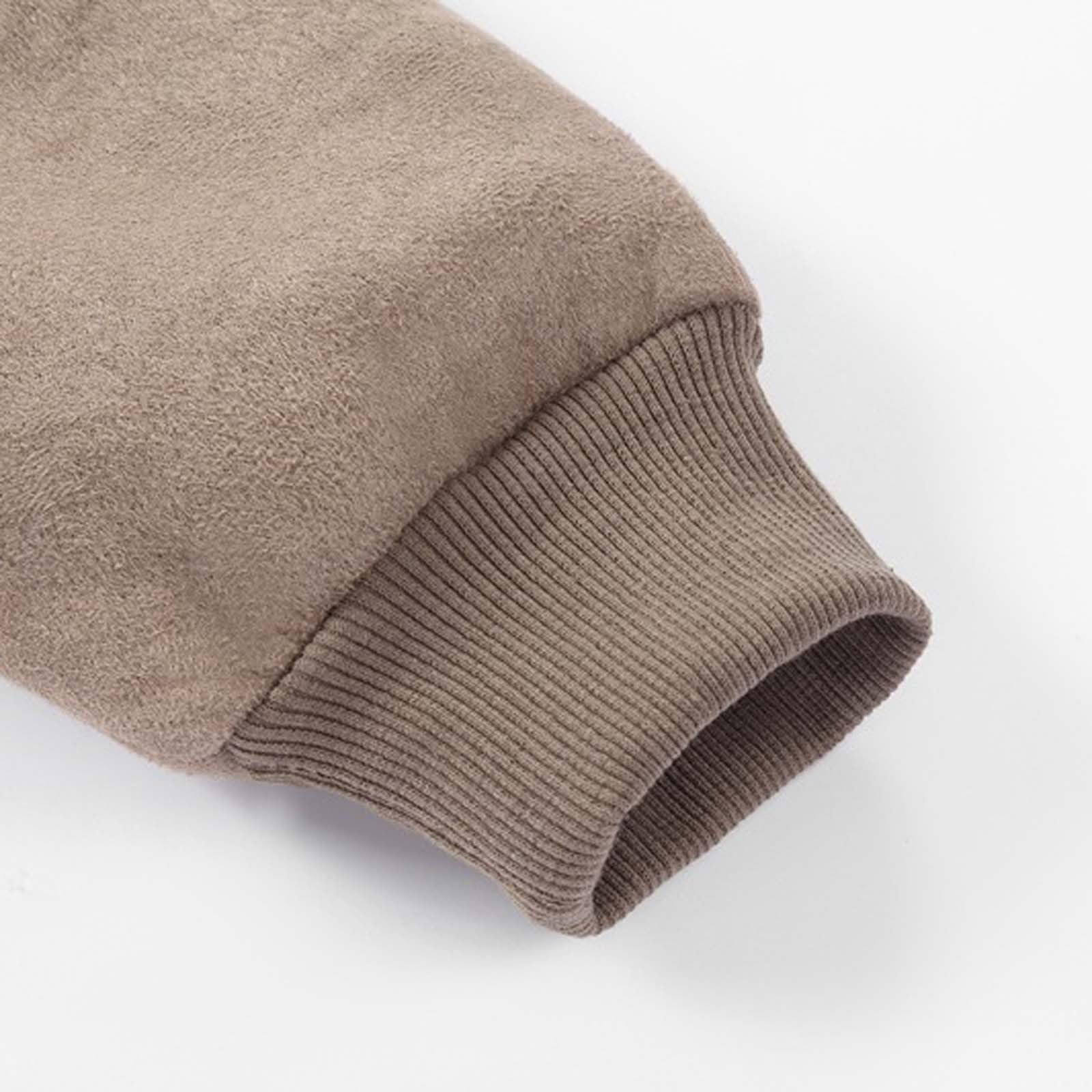 Mono de bebé niño, Traje de Invierno Suave, Ropa de Juego Informal para bebés y niños pequeños, Conjunto cómodo con Forro Polar, Cremallera Frontal, Ideal para el día a día.