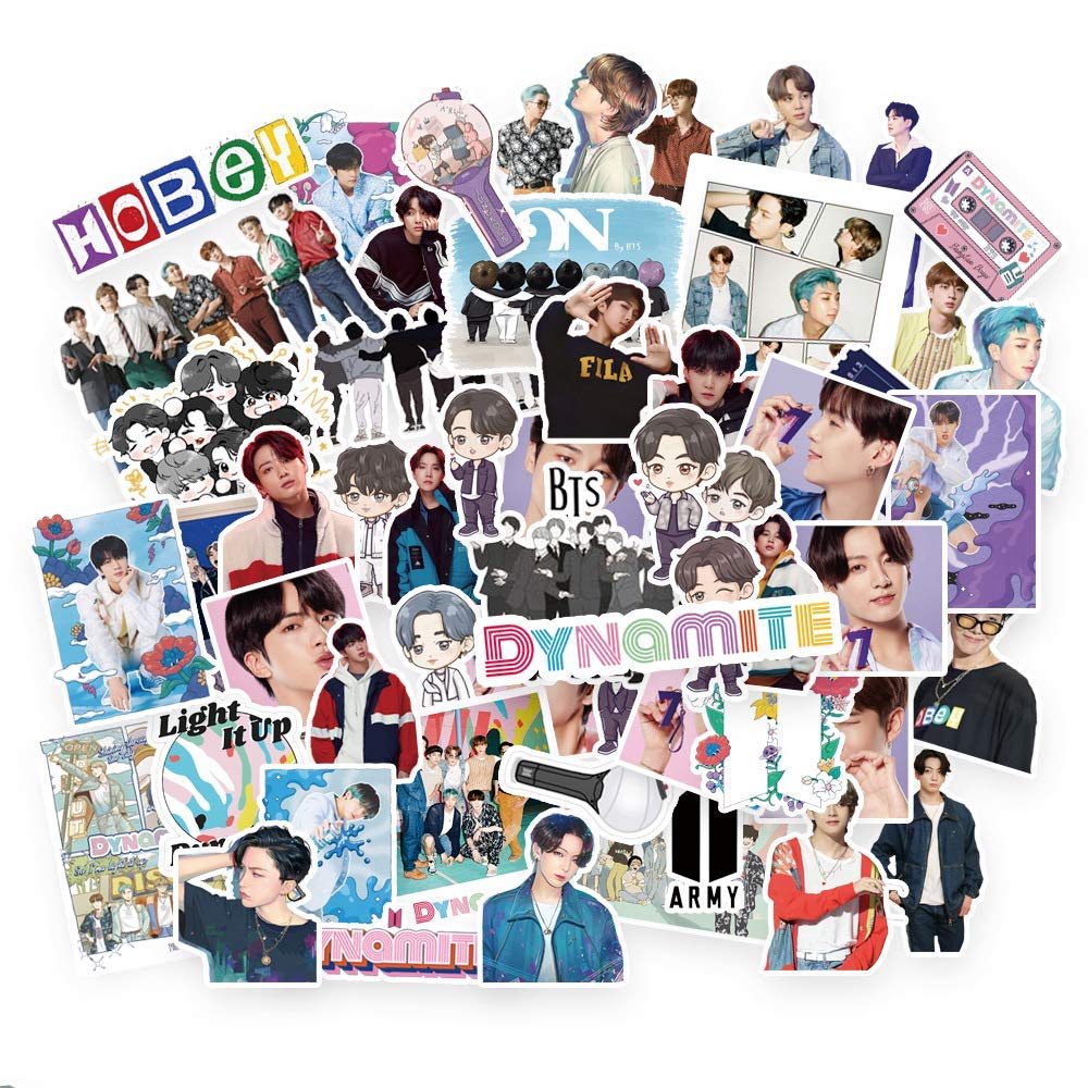Amazon.co.jp: 77枚 for BTS 漫画ステッカー for 防弾少年団 シール