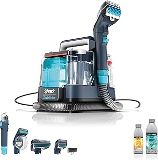 Shark StainStriker Portable Carpet and Upholstery Cleaner - Spot, Stain, & Odor Eliminator - Carpet, Area Rug, Couch, Upholstery and More, Navy, PX204