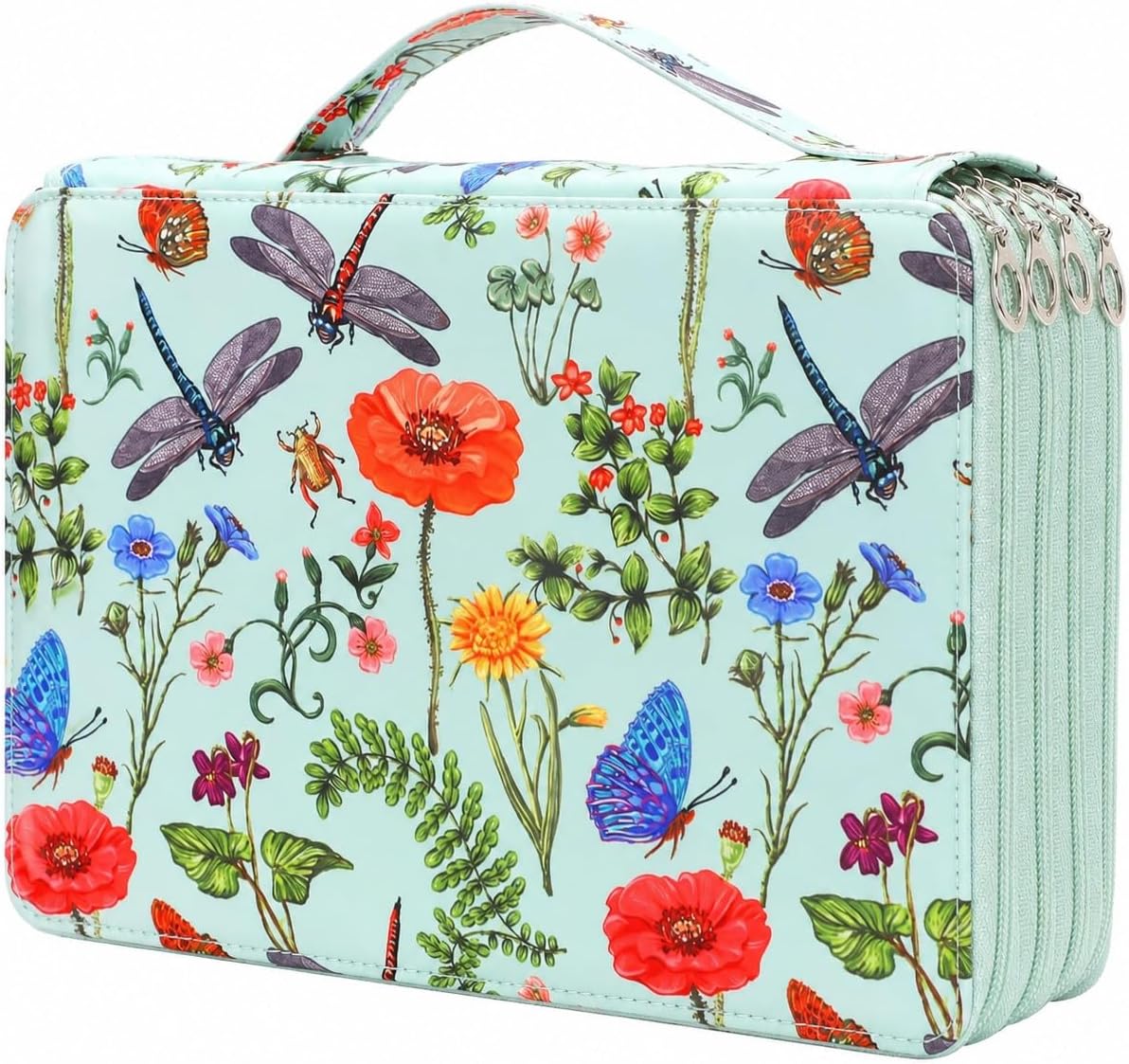 200 Slots Colored Pencil Case Organizer, 4 Layer Bag