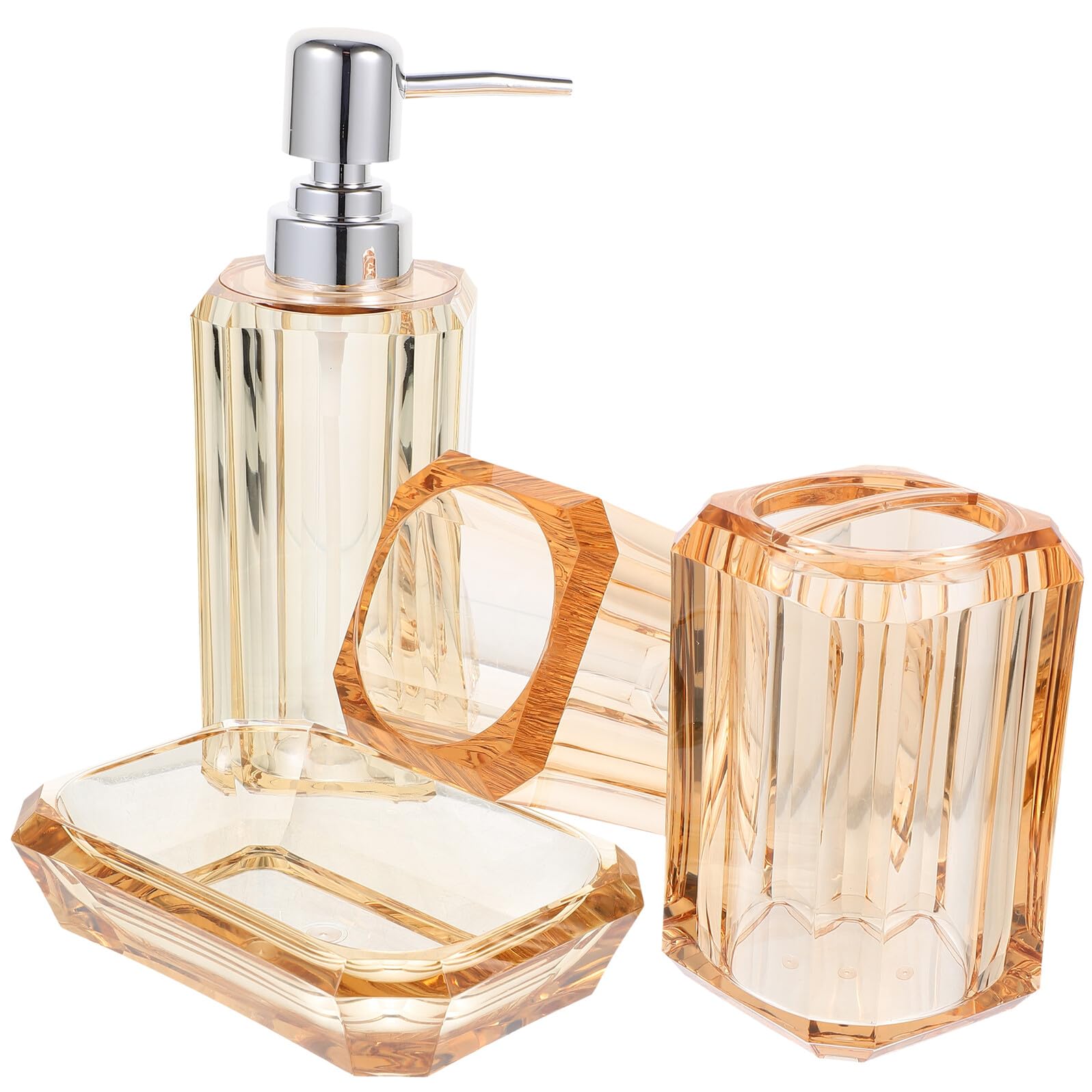 Accessoires de bain acrylique Gadpiparty pour organiser un comptoir moderne et raffiné