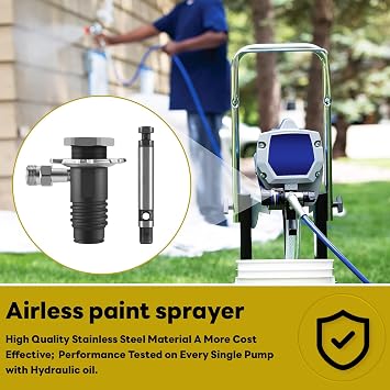 Airless Pump 395 390 PC Cylinder 24W619 Stainless Steel + Alloy Steel Airless Paint Sprayer for Airless Paint Sprayer