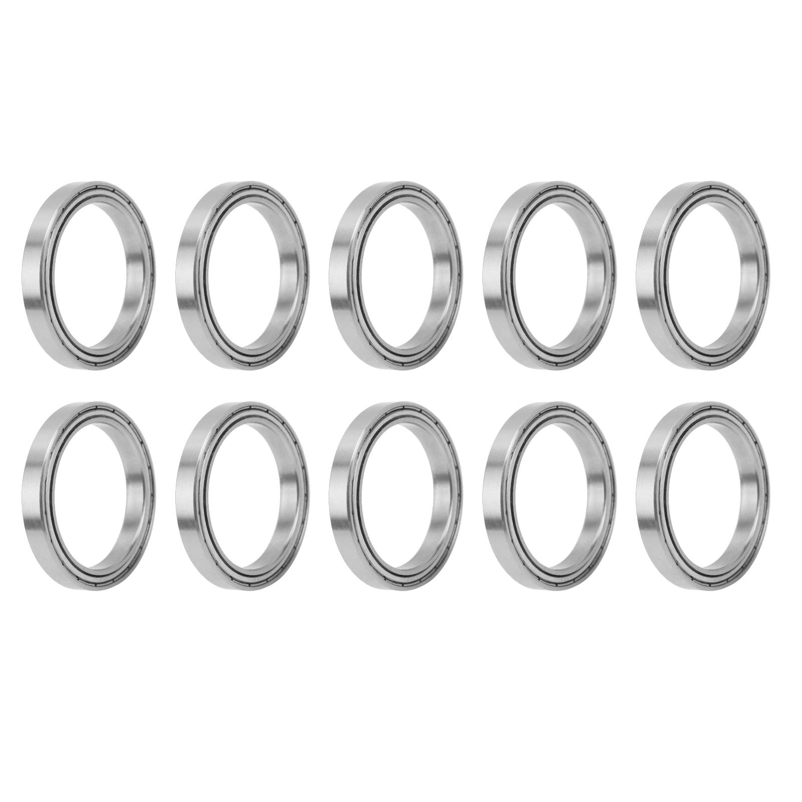 Ausla Rodamiento de Bolas de Acero Inoxidable 440 Rodamiento Rígido S6808Z 40 X 52 X 7 Mm de una Hilera de Alta Velocidad y bajo Nivel de Ruido para Mantenimiento de Equipos de Bomba de Agua de Motor
