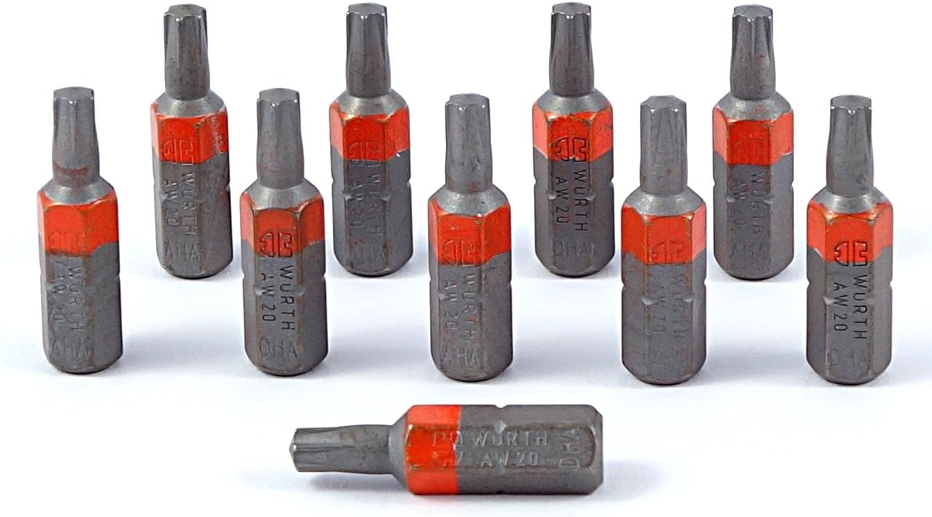 Würth Bit AW 20 Hexagon Socket C 6.3 (1/4 Inch)