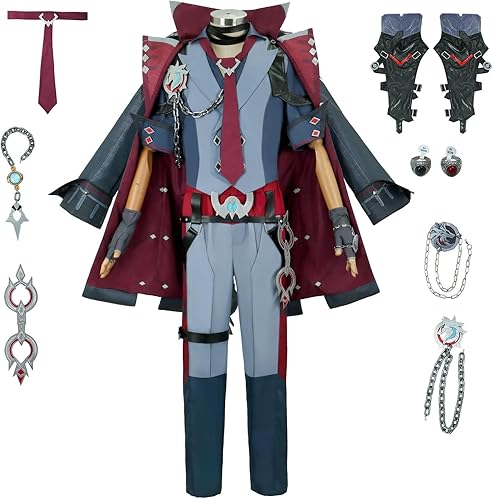 Miniatura 164 de Weixu Disfraz de cosplay de todos los personajes, traje de uniforme de Halloween, traje de carnaval para mujeres y hombres