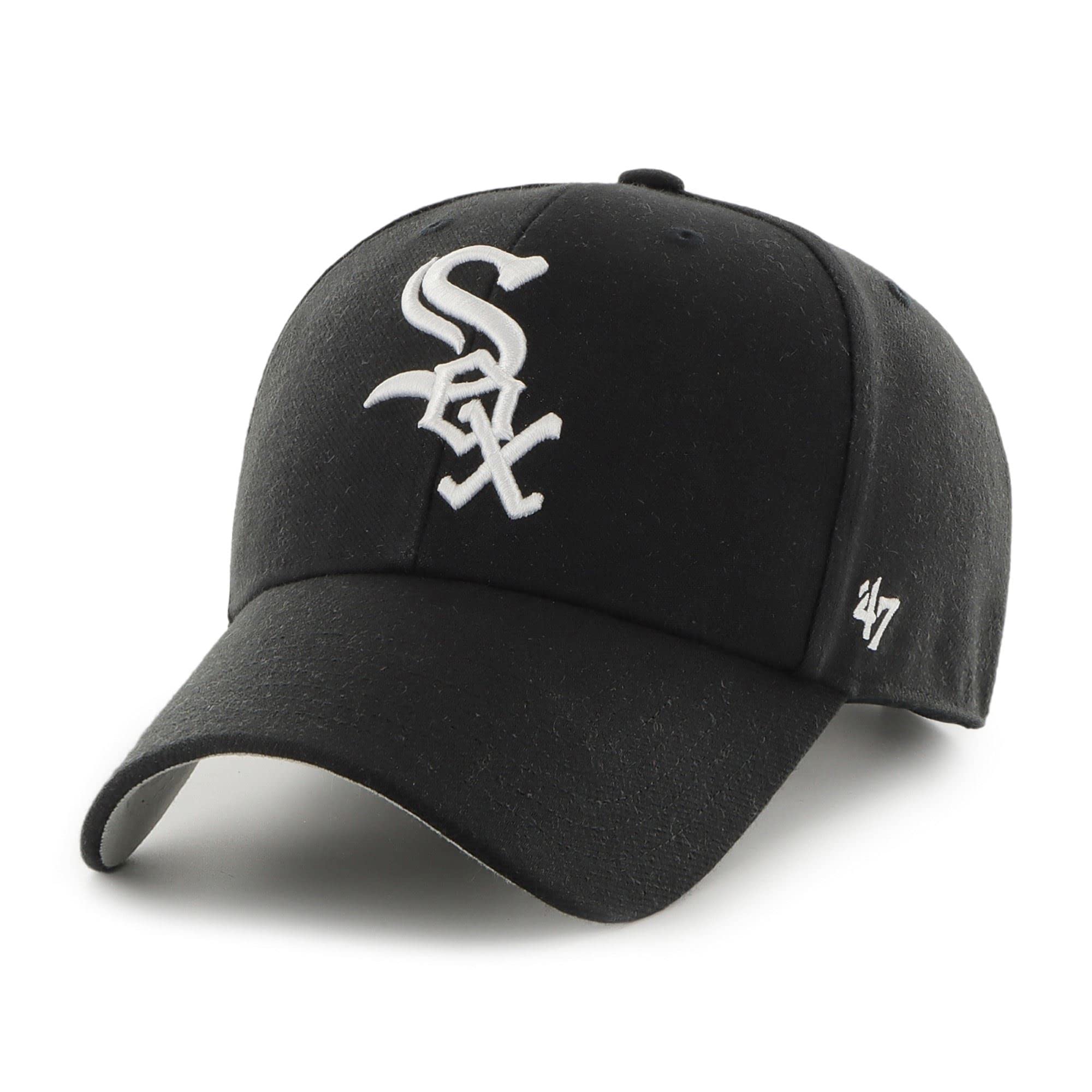 47 Chicago White Sox Black MLB Sure Shot Most Value P. Snapback Cap - One-Size, Cap-White-Sox-Black-#30368 - Image 2