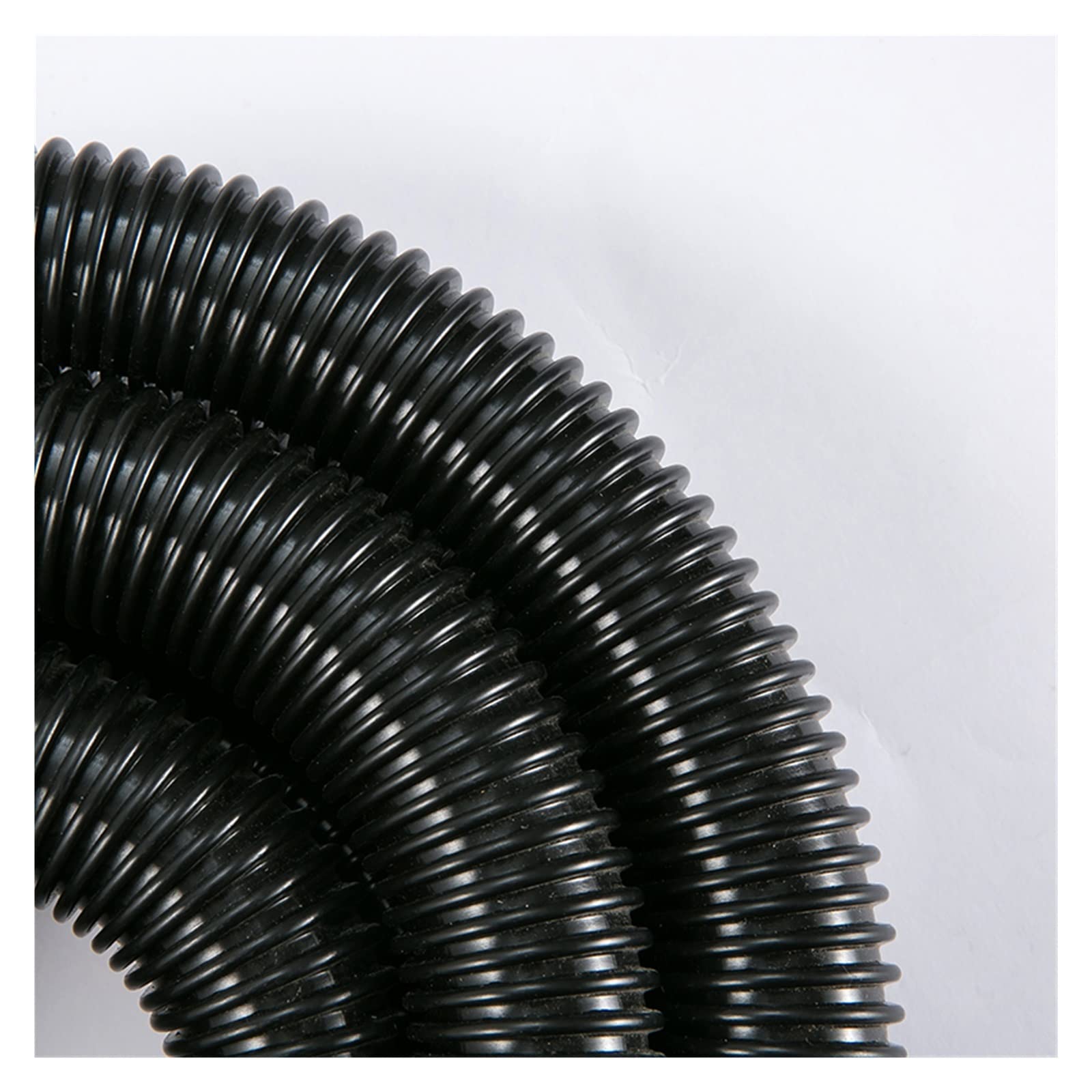 Manguera for aspiradora, diámetro Interior de 32/38/40/50mm, Conector de Fuelle de fábrica for Tubo de aspiradora | 5m Black Hose(32mm)