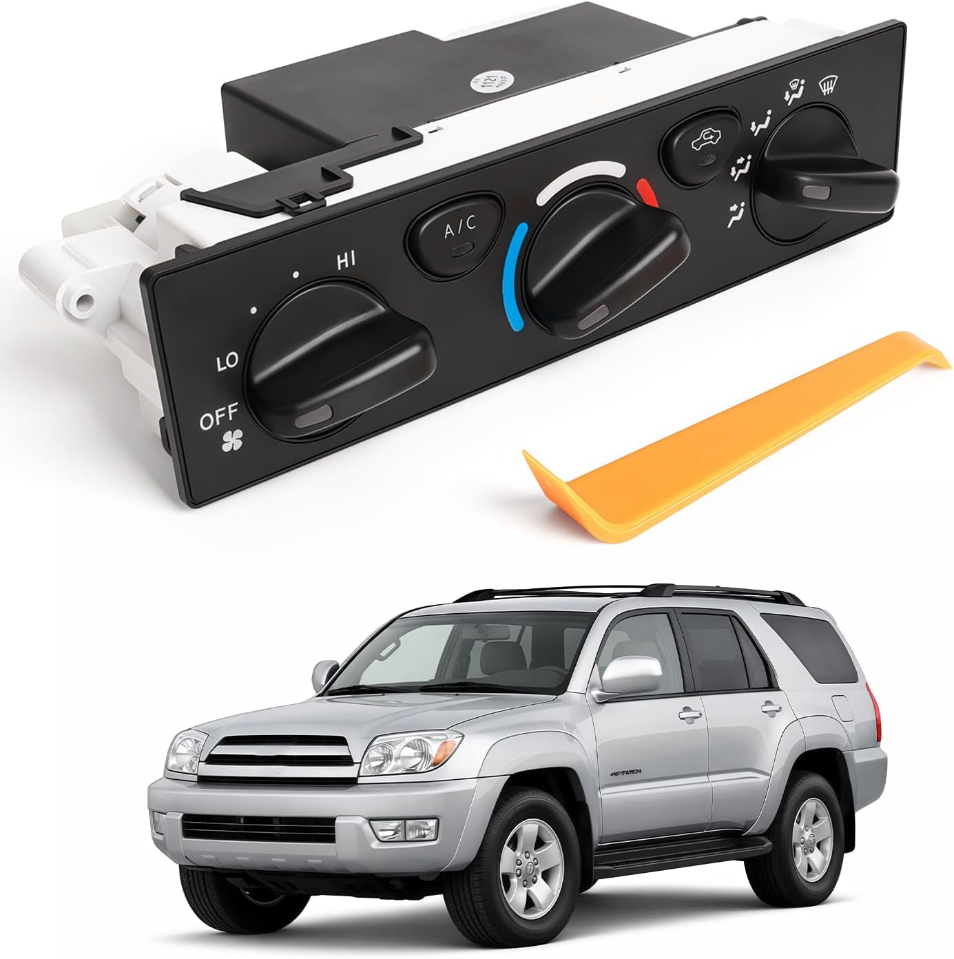 A/C Heater Climate Control Assembly Compatible with Toyota Tacoma 2001-2004 4Runner 2001 2002 Temperature Control Module Replaces 88650-35121 8865035121