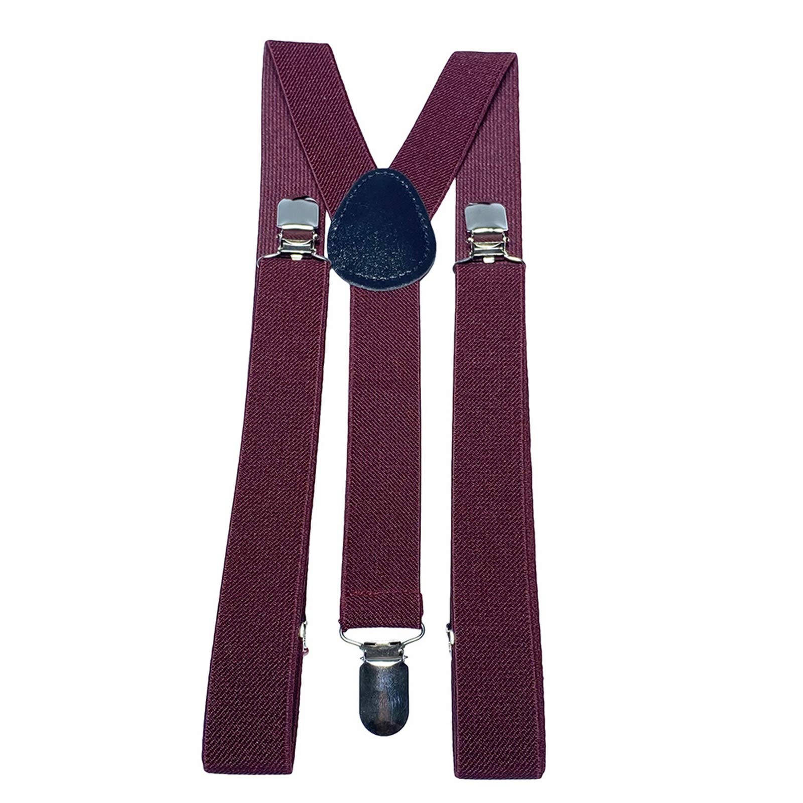 Tirantes para hombre, estilo Y, resistentes, ajustables, elásticos, talla única, para adultos y niños