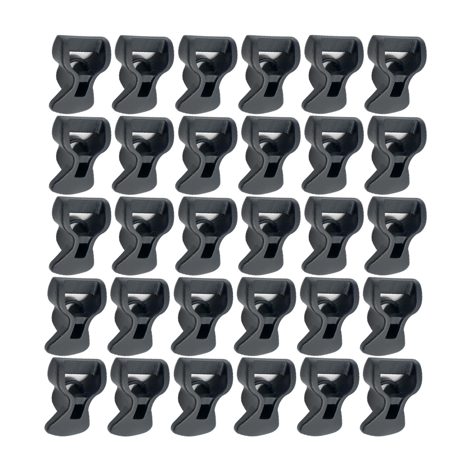 30pcs Weatherproofed Line Tension Adjuster Tool Expert Shelter Line Tightener for Stable Outdoor Shelter Setups Portables Tent Rope Clip