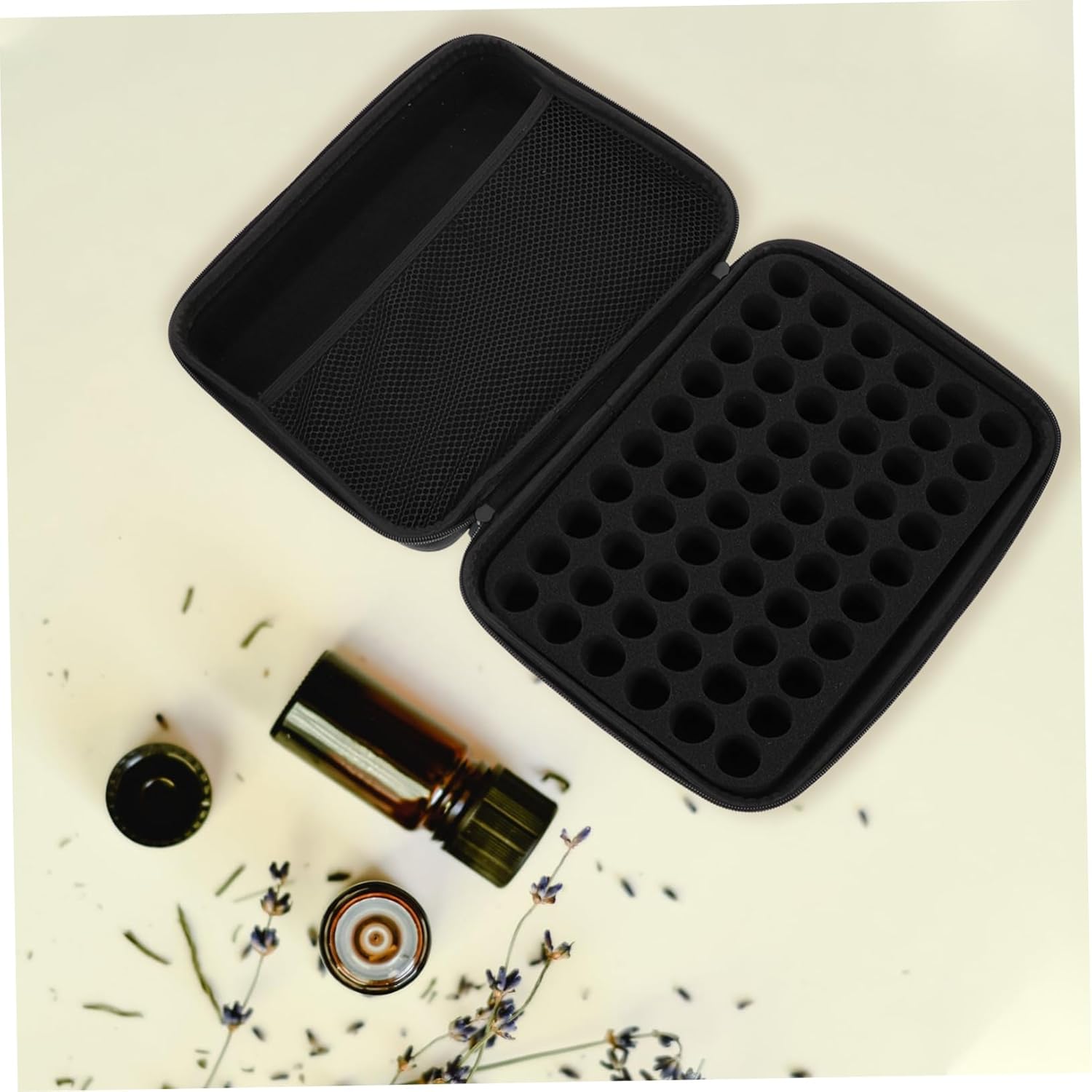 Essential Oil Organizer Bag Storage Case Travel Pouch for Essential Oil Bottles Compact Portable