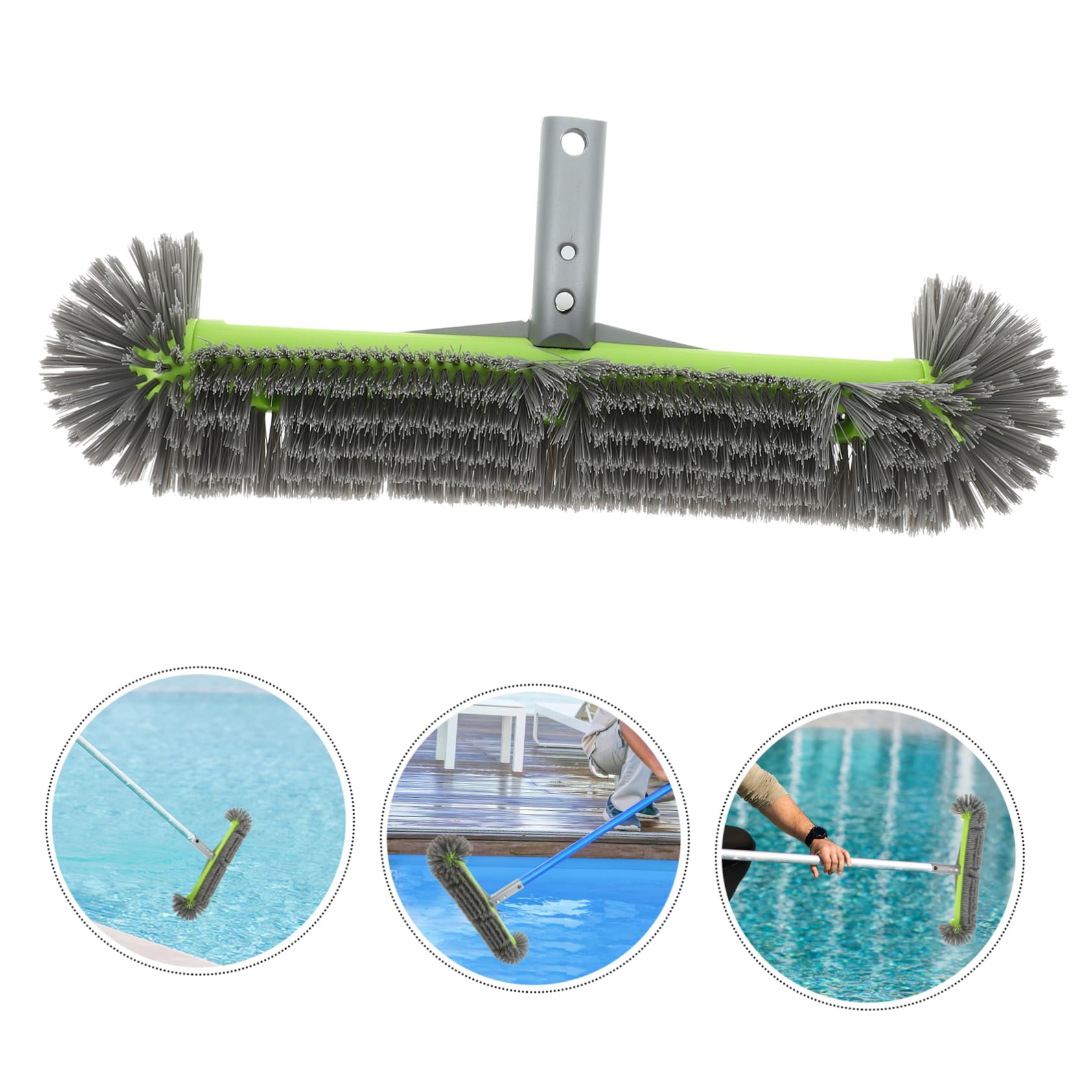 Happyyami Brosse De Nettoyage De Piscine Brosse De Piscine en Plastique Pratique De pour Le Nettoyage des Murs De La pour Tête