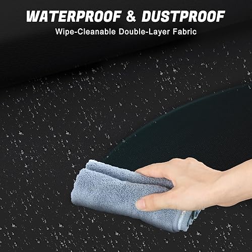 Miniatura 4 de LZFAN Funda para bolsa de golf, protector para palos de golf, cubiertas impermeables para lluvia y polvo, fácil acceso para bolsa de golf, cubierta