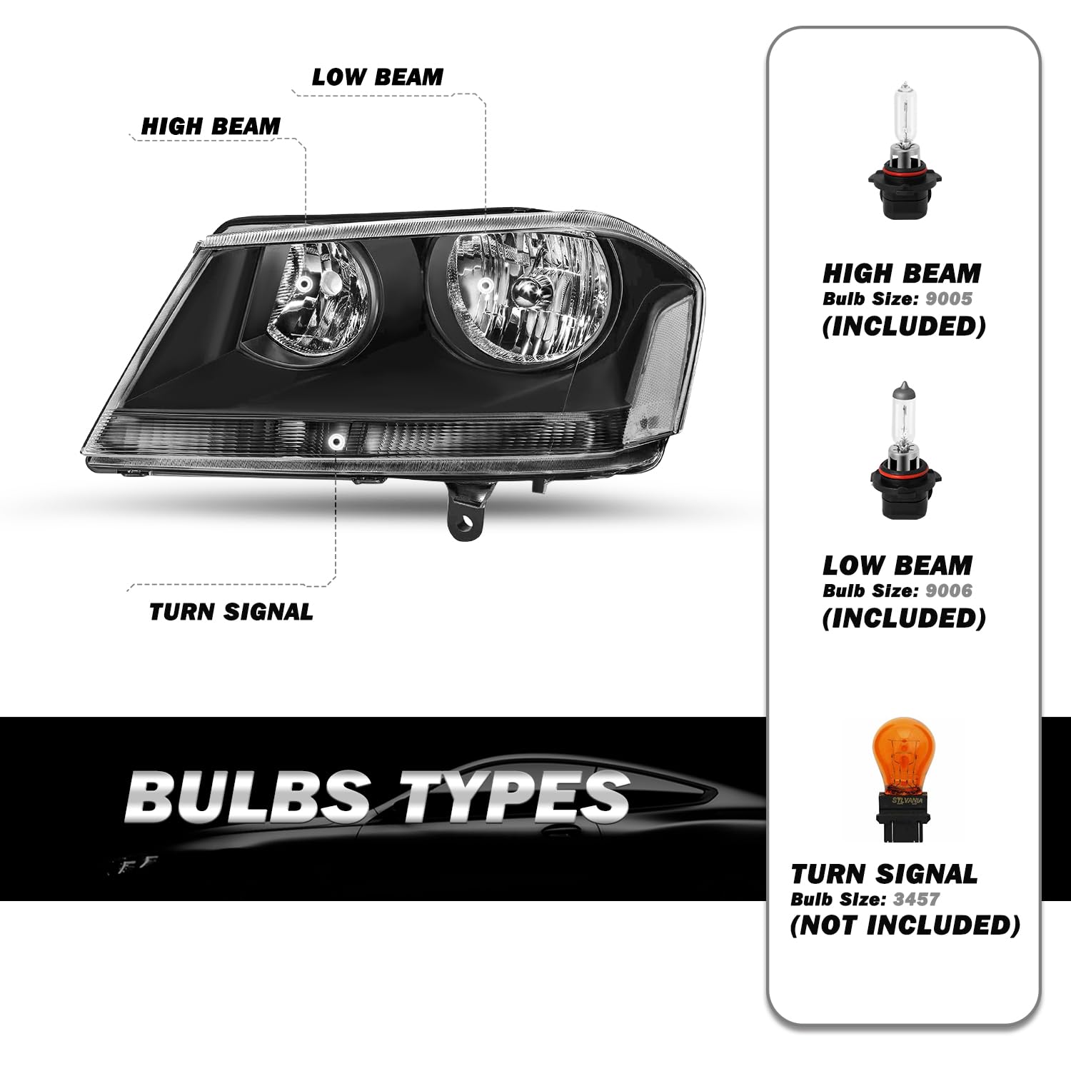 2012-2014 Dodge Avenger Headlight Assembly Set 38676HW 2013 SE For 2008-2009 Mot 2012-2014 Dodge Avenger Headlight Assembly Set 38676HW 2013 SE For 2008-2009 Mot