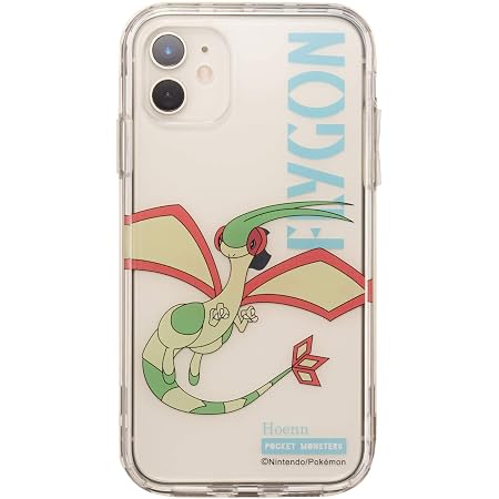 Amazon Co Jp Iphonese Iphone8 対応 ポケットモンスター Ijoy 全面保護 保護フィルム付き 耐衝撃 衝撃吸収 ストラップホール ワイヤレス充電 フライゴン 家電 カメラ