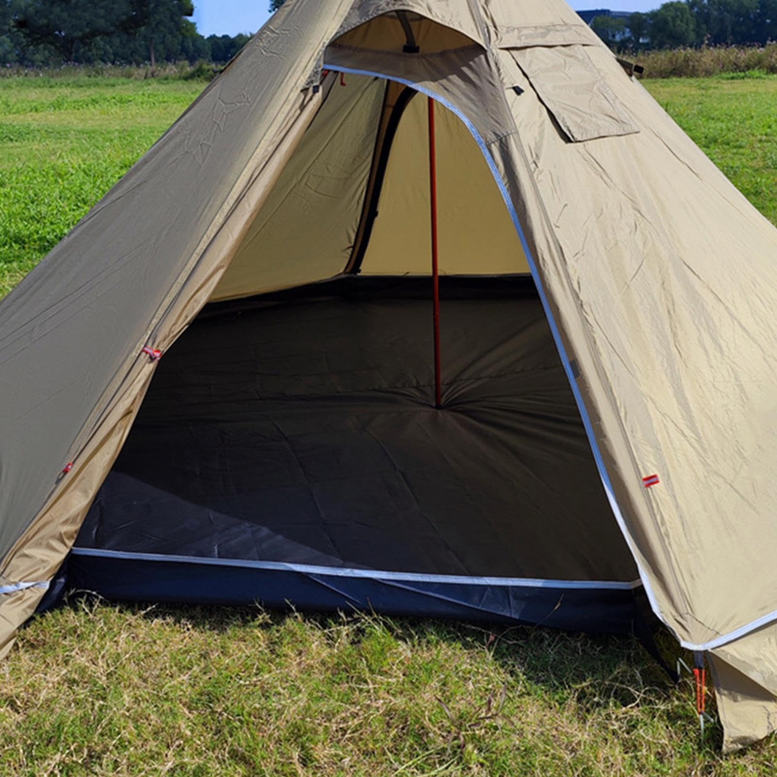 Ochraniacz na podkładkę podróżną – pokrowiec na podłogę ekspedycyjną do trekkingu, kompaktowa poduszka z warstwą odporną na wilgoć i łatwą do przenoszenia konstrukcją do wędrówek z plecakiem, na plażę