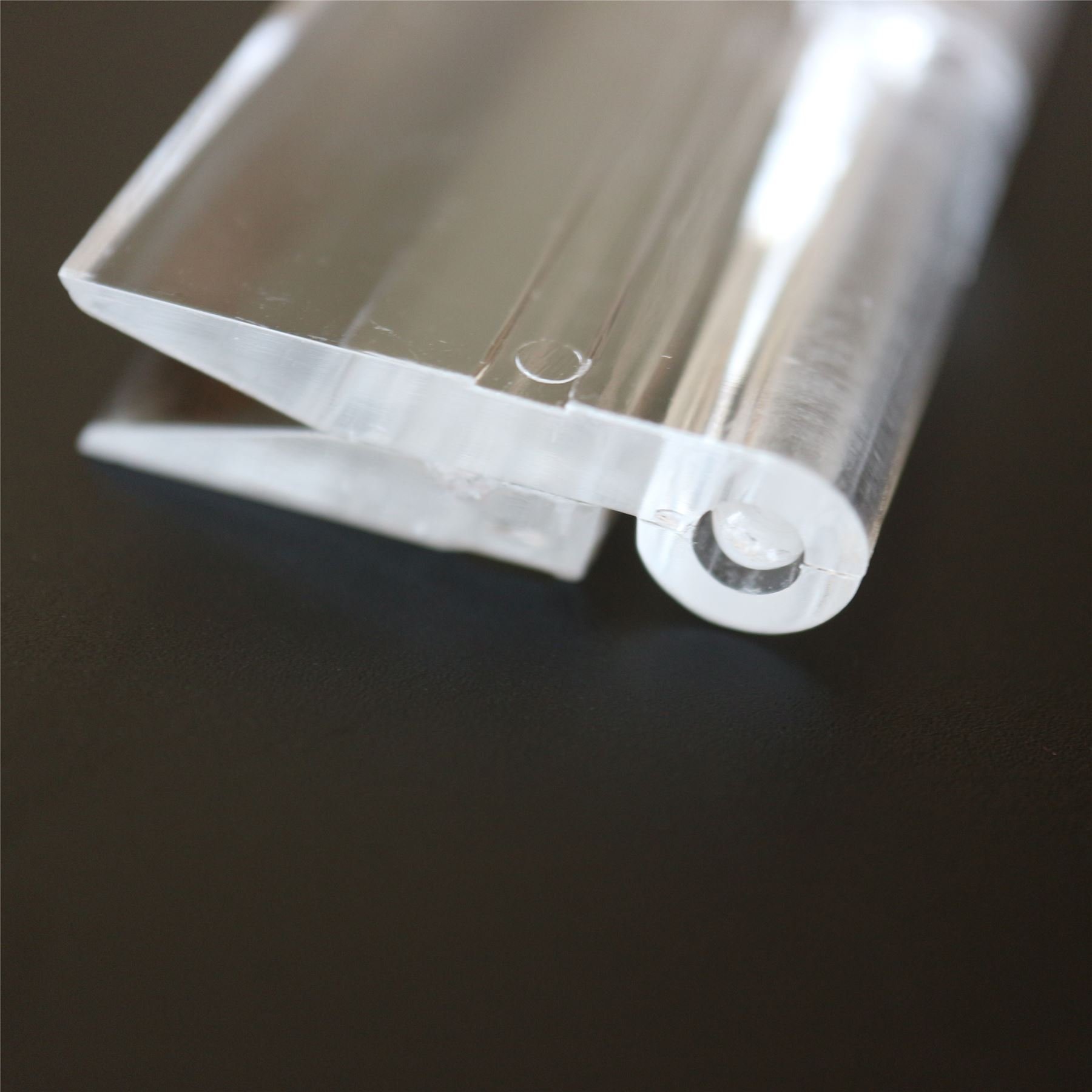Caterpillar Red Clear Pack Of Transparent Plastic Acrylic 200Mm Continuous Piano Hinge Hinges Size 5