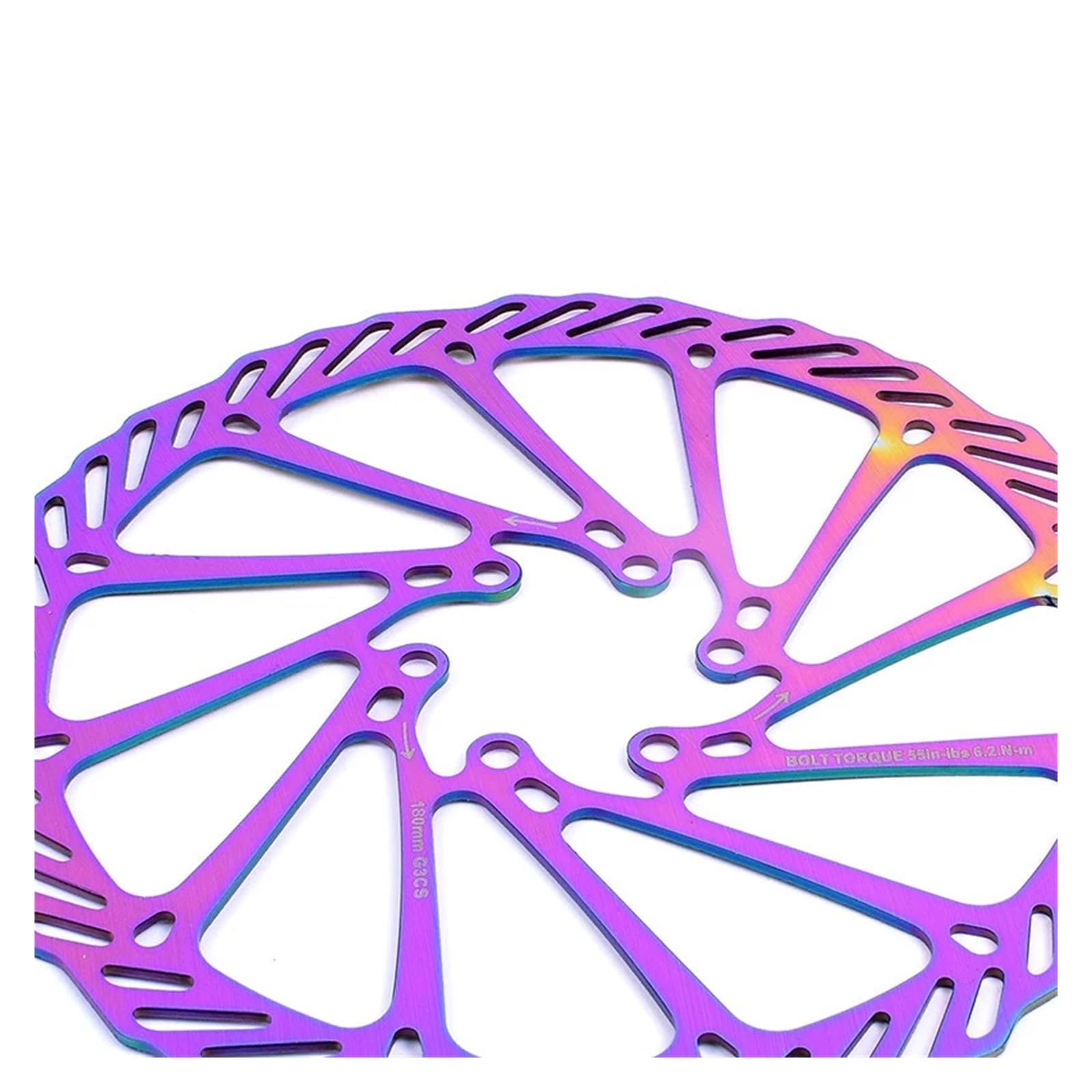 Disque de Frein Coloré VTT Frein à Disque Creux Rotor de vélo électrique 120/140/145/160/180mm Accessoires Scooter